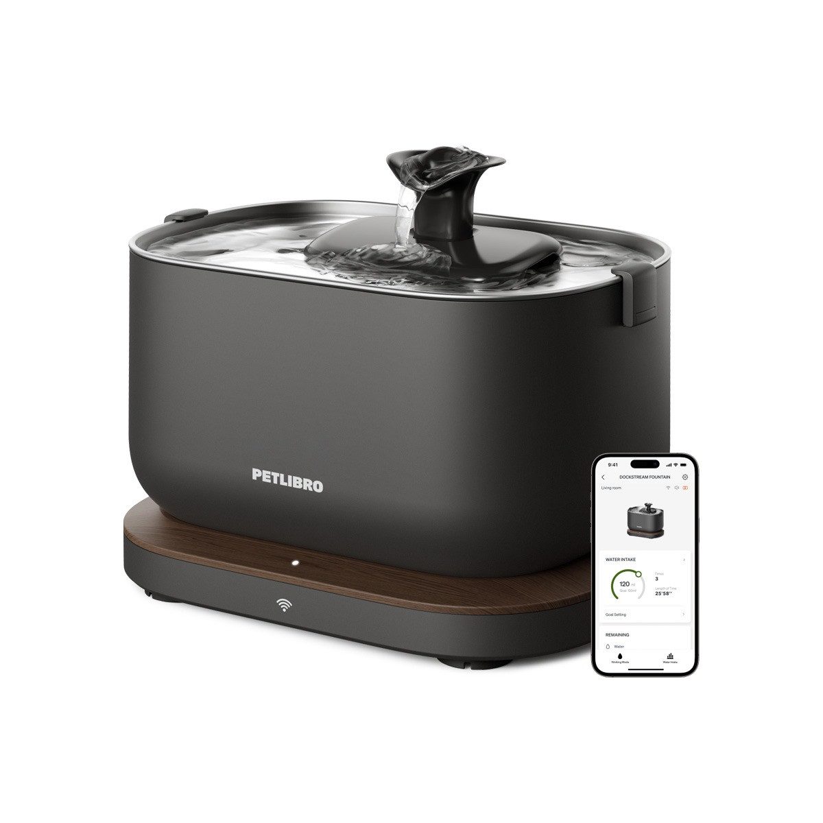 Petlibro Trinkbrunnen, Schwarz günstig online kaufen