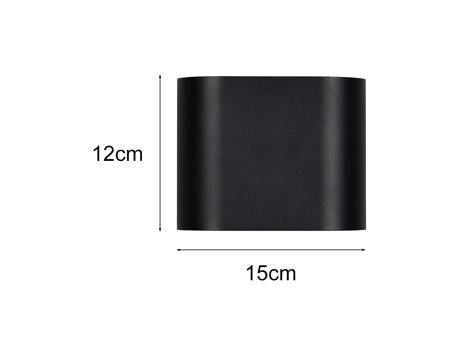 TRIO Leuchten LED Wandleuchte Up and Down, Breite 15cm, Dimmfunktion, LED wechselbar, Warmweiß, indirekt-e Wandbeleuchtung für innen, inkl. dimmbarem Leuchtmittel