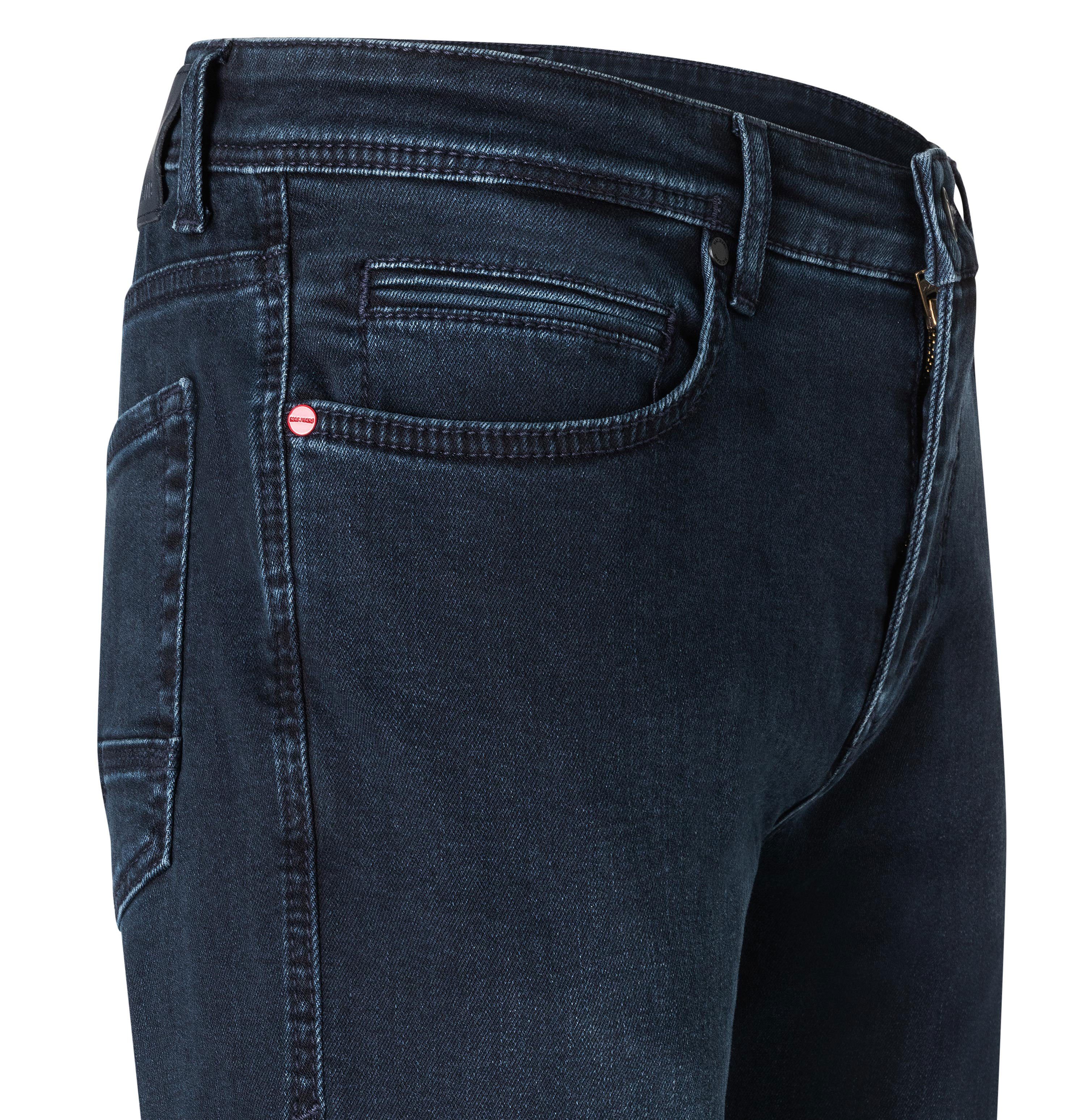 blue deep used Stretch Arne MAC 5-Pocket-Jeans Denim