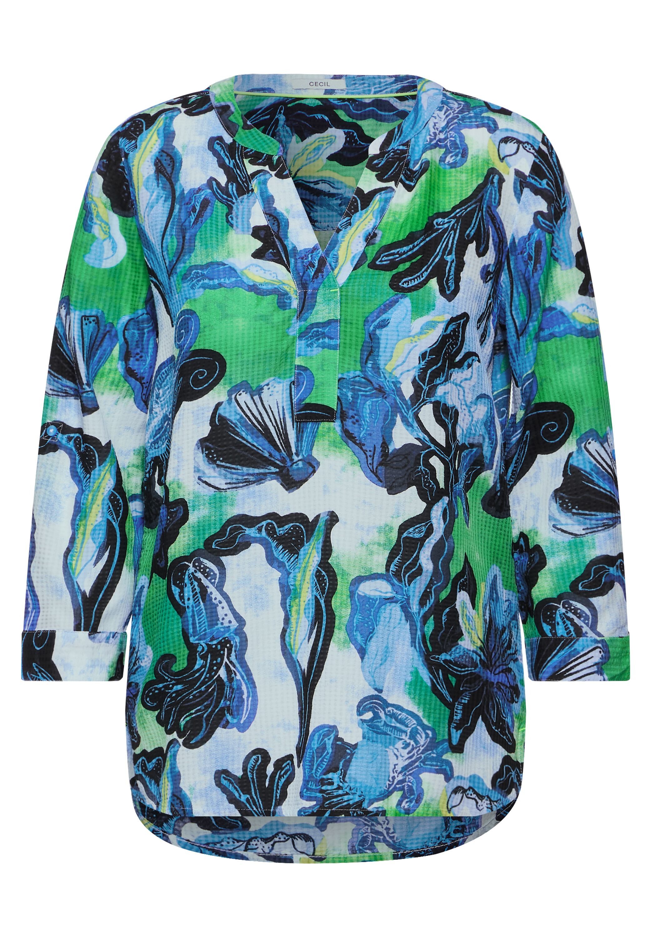 CECIL Langarmbluse mit 3/4 Ärmeln