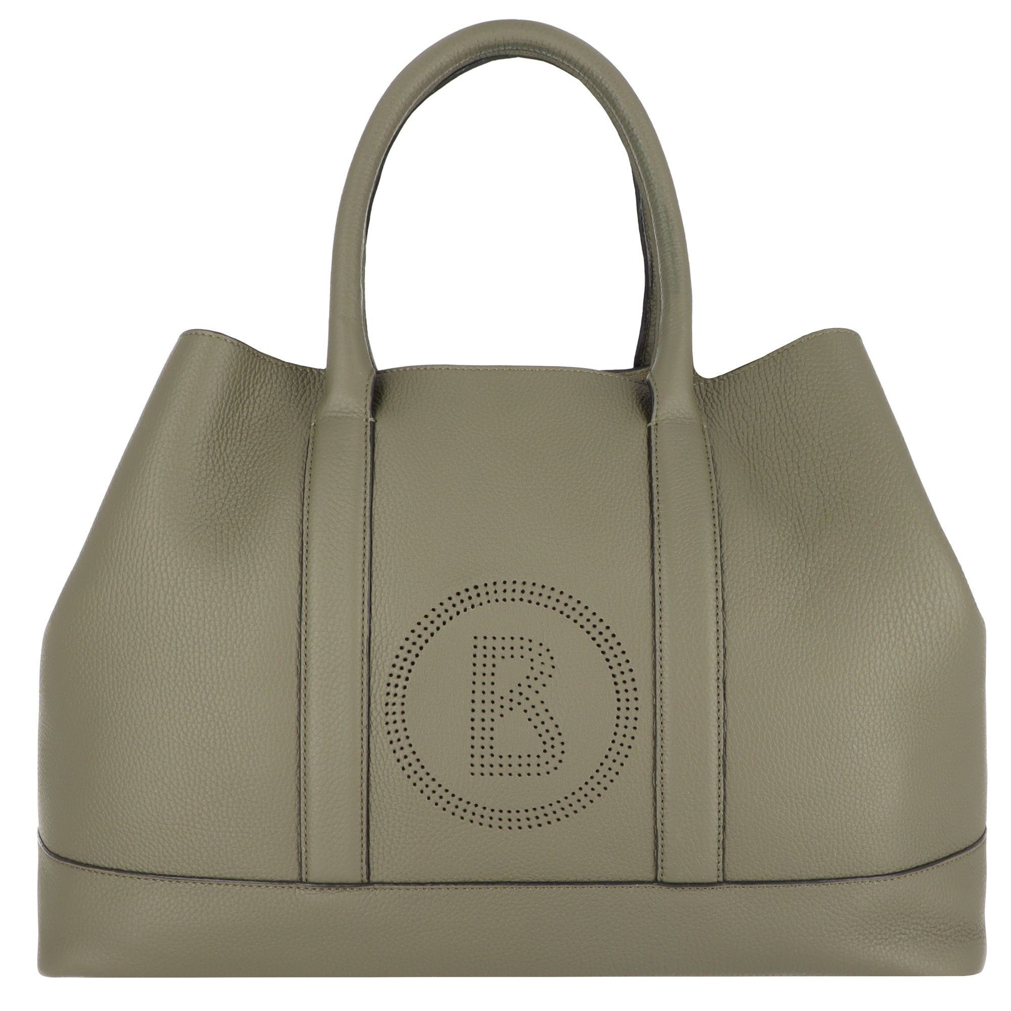 Sulden, olive-night Leder BOGNER Shopper