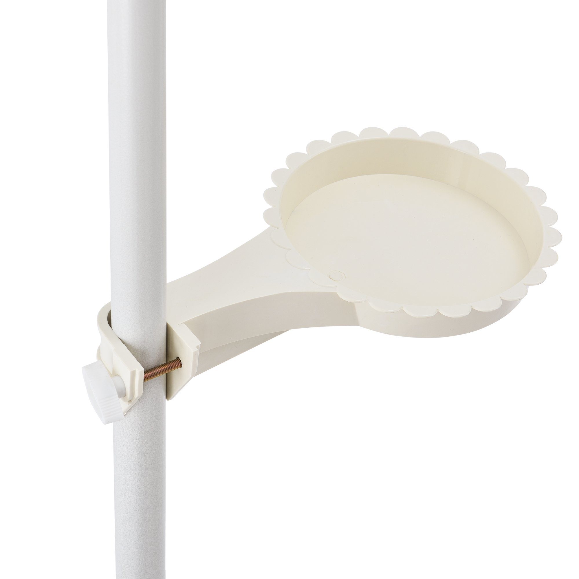 en.casa Blumenständer, Aero Teleskop Blumenregal 110-305cm, 8kg je Fach