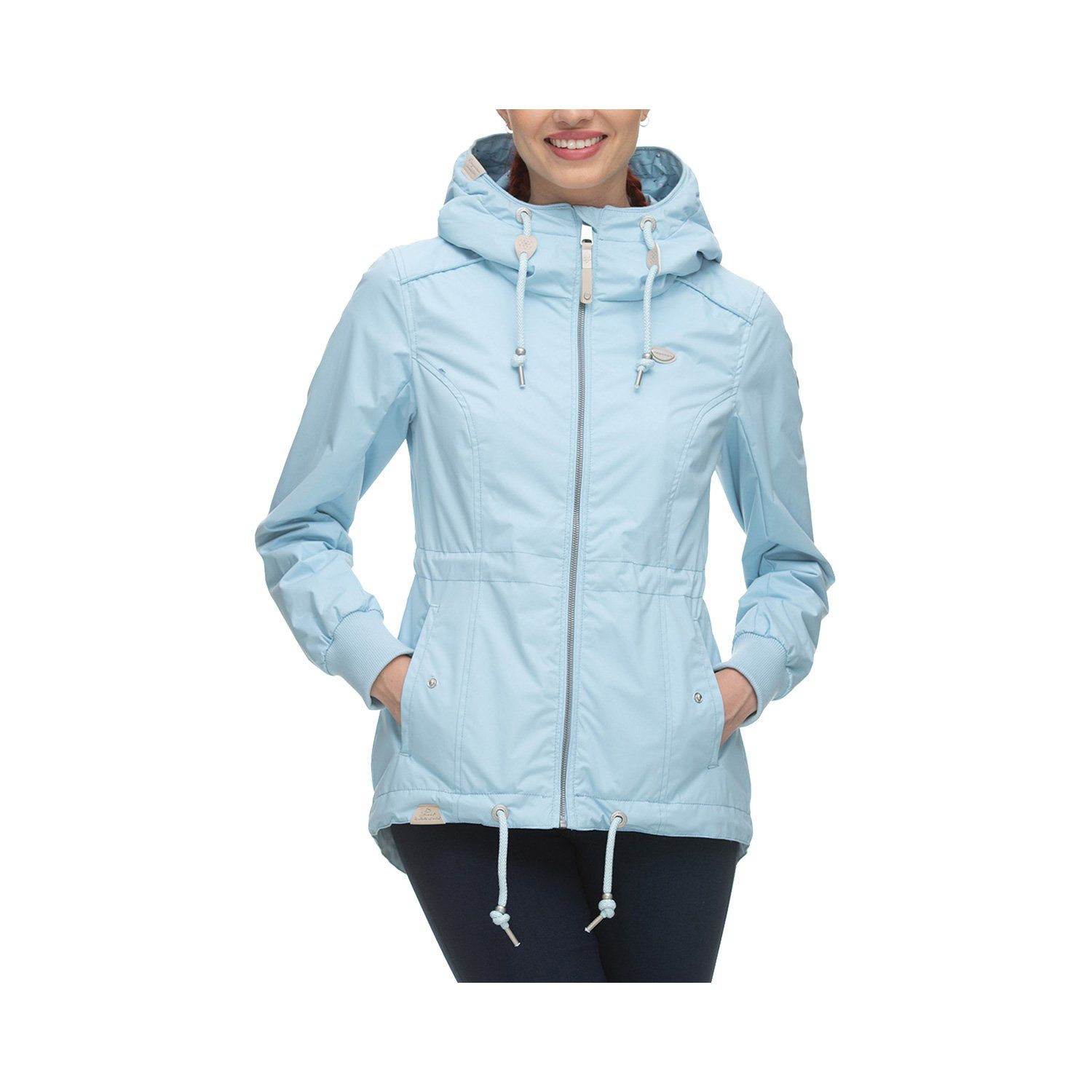 Ragwear Moderner u. Tunnelzugkordeln Allround-Windbreaker mit Parka DANKKA, Kapuze Jacke