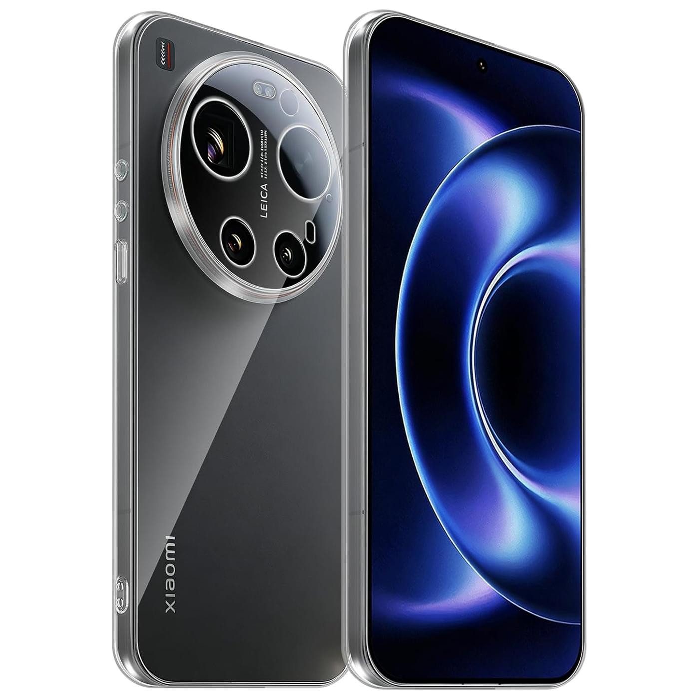 CoolGadget Handyhülle Silikon Handy Hülle Slim für Xiaomi 17 Ultra, dünne TPU Schutzhülle Case in transparent / durchsichtig
