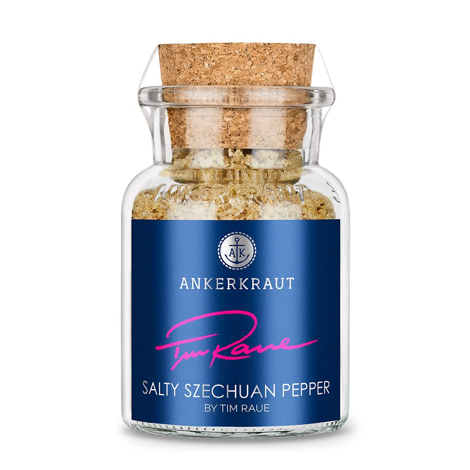 Ankerkraut Gewürz Salty Szechuan Pepper by Tim Raue 110g im Korkenglas, Ankerkraut Szechuan Gewürzmischung - Gewürzmischung Partner Kochen