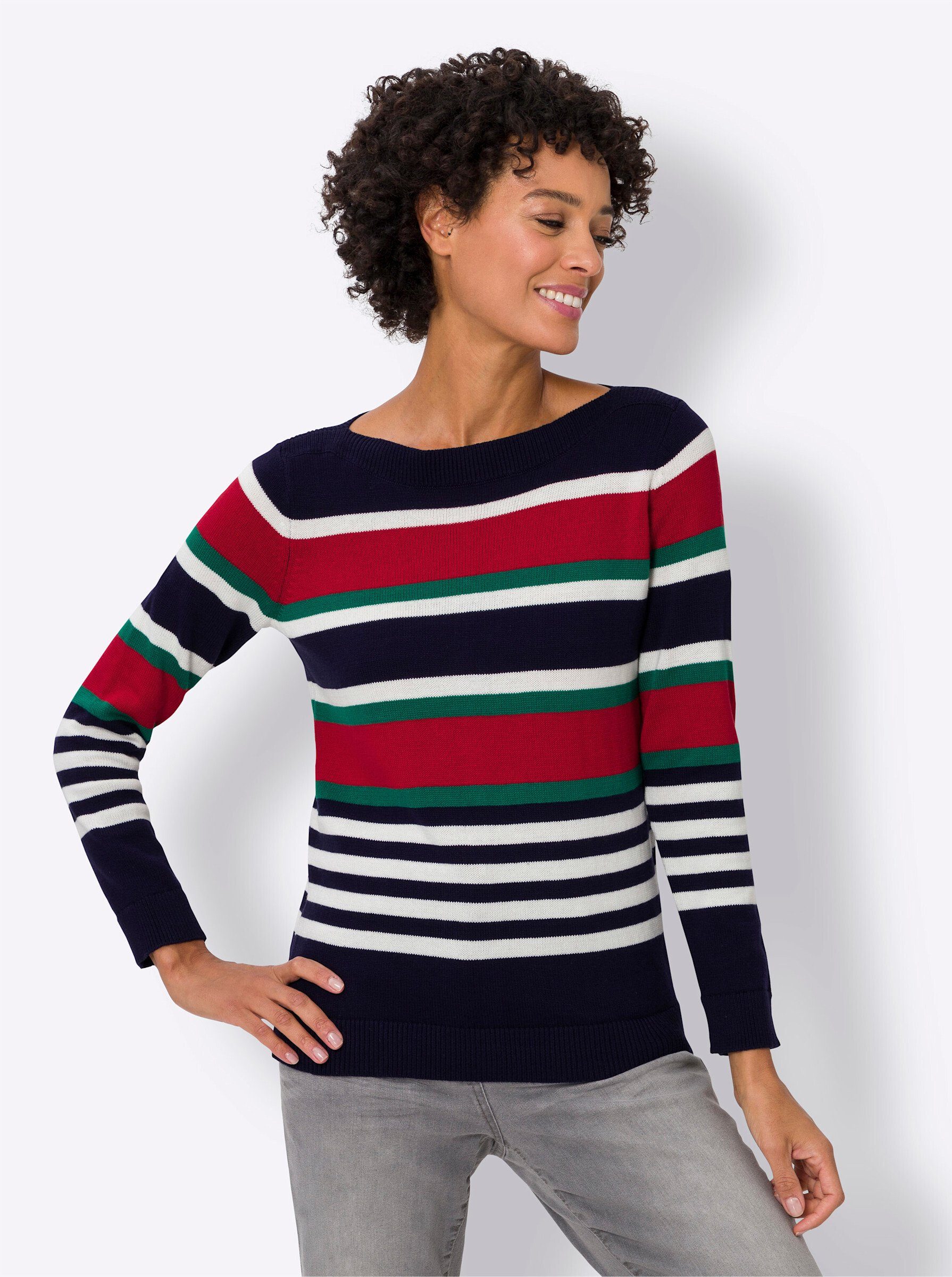 Sieh an! Strickpullover Langarm-Pullover Langarm Jersey
