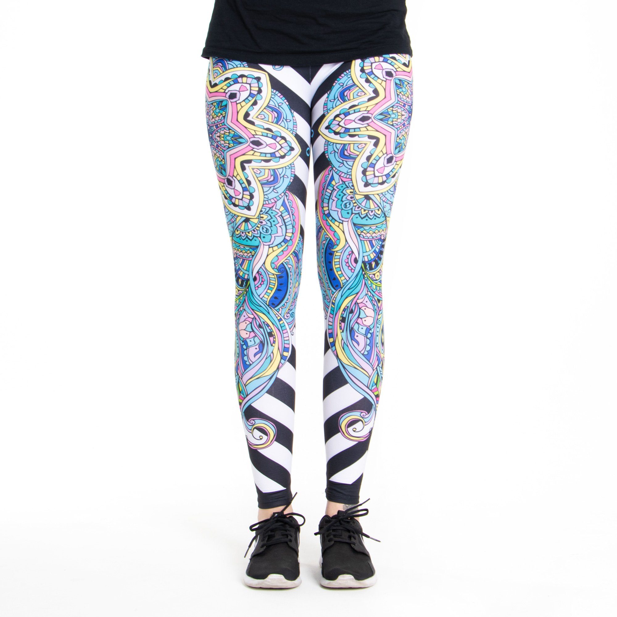 Leggings Mandala Line Leggings (Einheitsgröße XS - L)