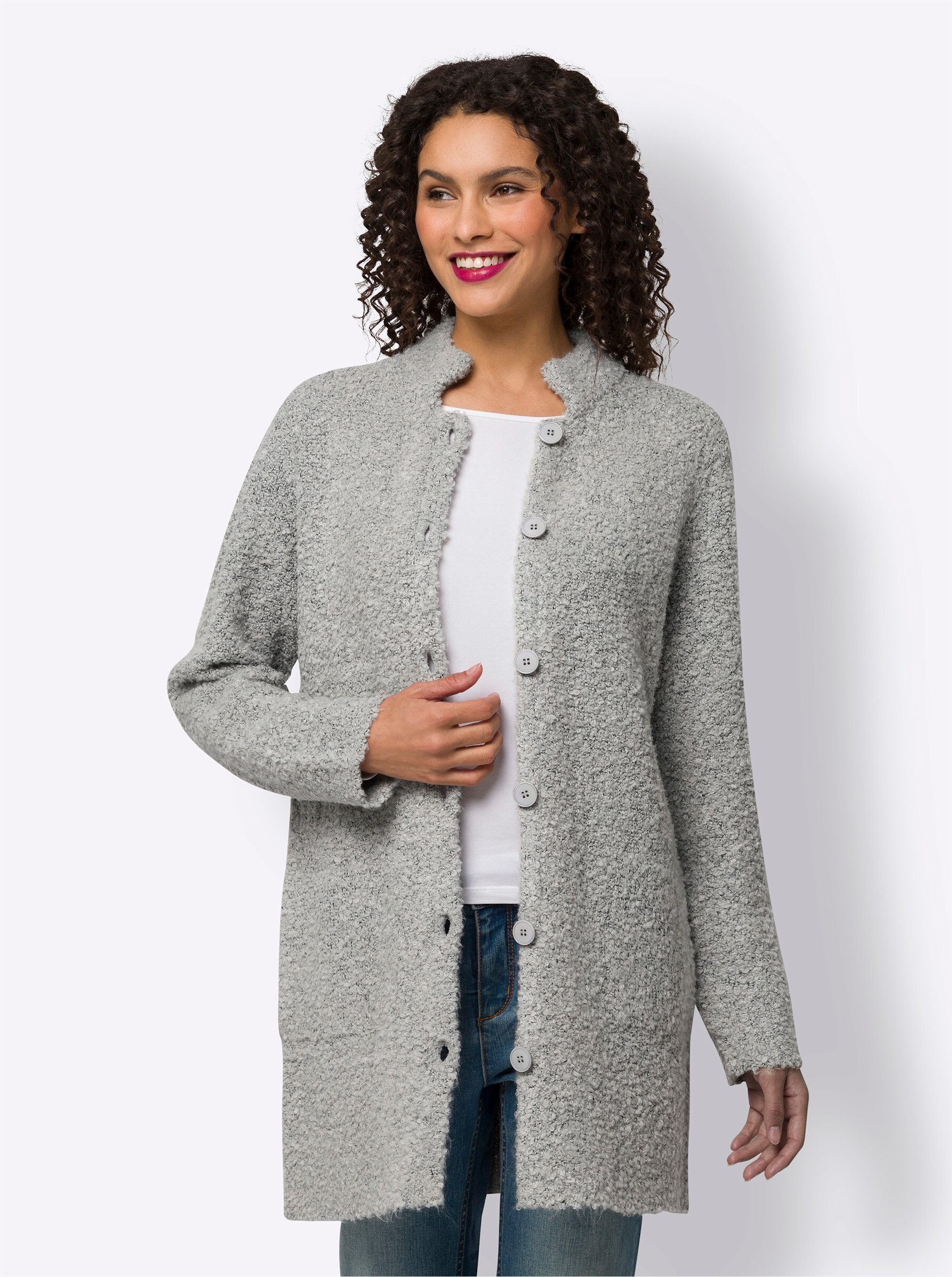 heine Strickjacke Longstrickjacke . günstig online kaufen