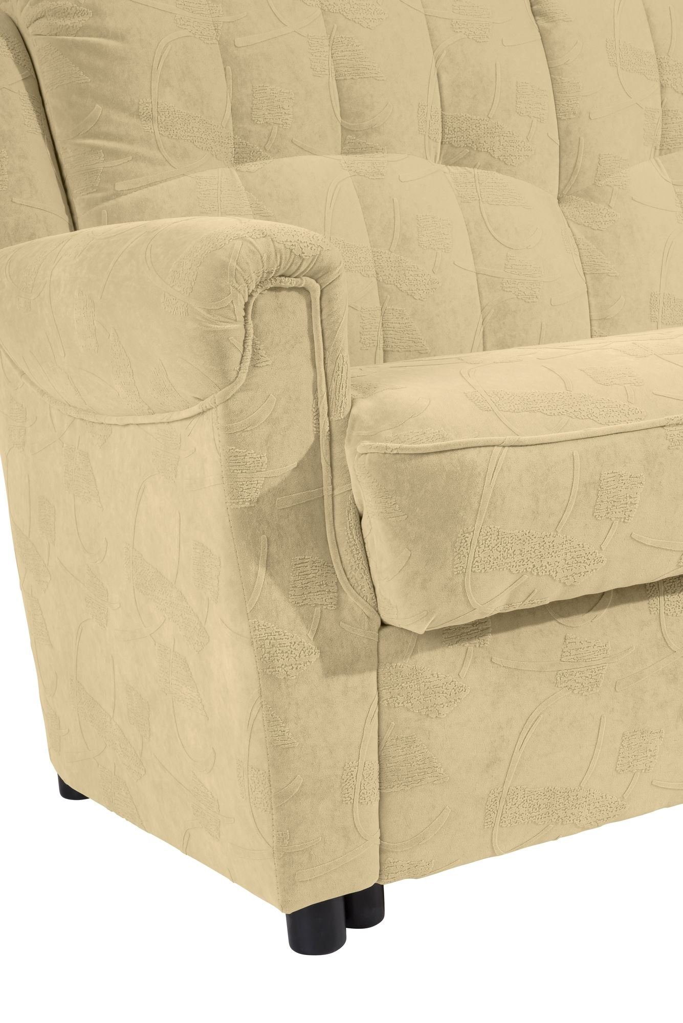 Versand Sparpreis Teile, 58 Bezug 1 Sitz 3-Sitzer Sofa Kessel aufm verarbeitet,bequemer Kostenlosem Bettfunktion mit inkl. Karuna Sofa hochwertig Microf,