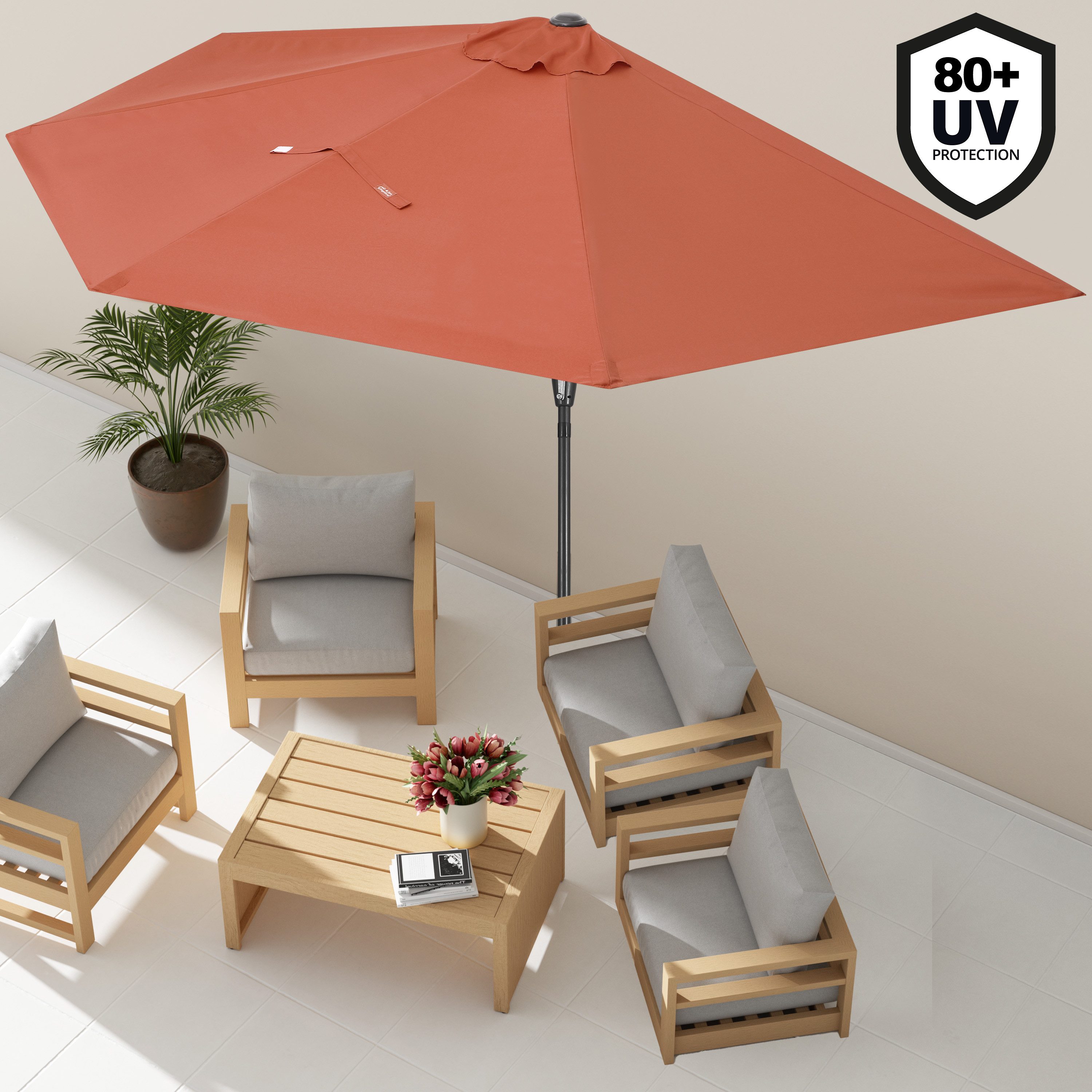 Kingsleeve Sonnenschirm, UV Schutz 80+ günstig online kaufen