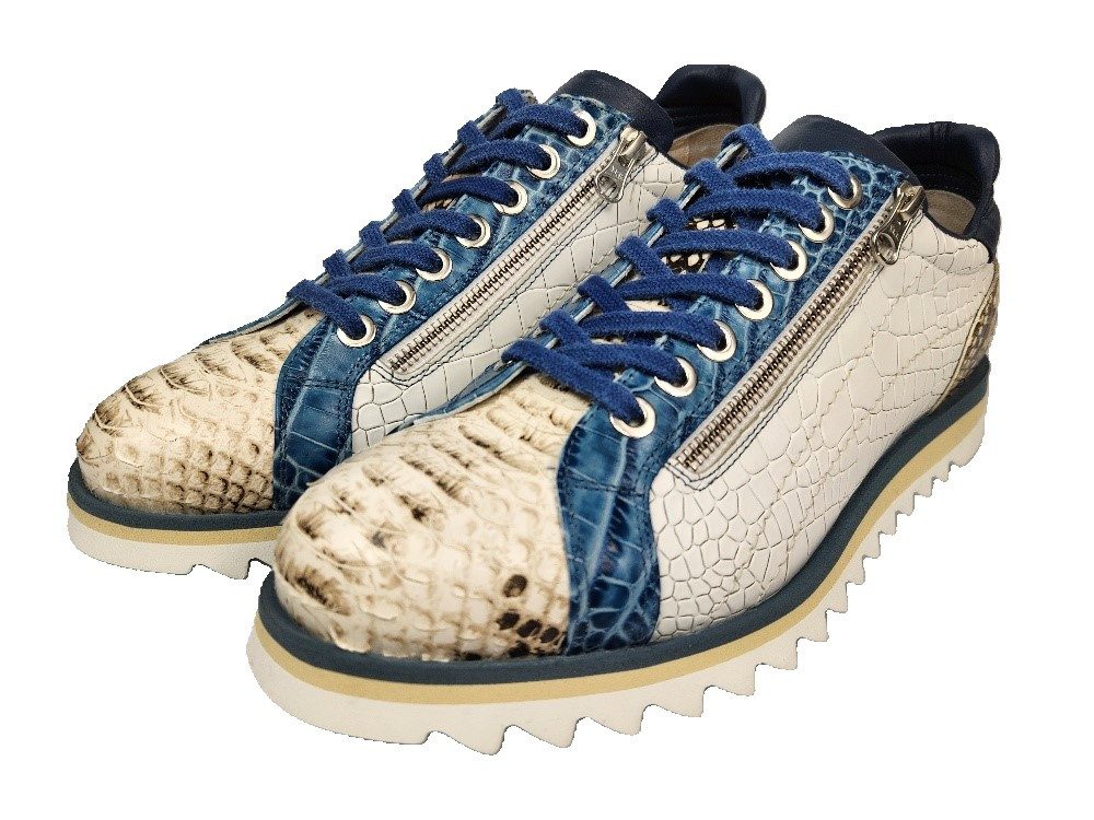 Lorenzi Lorenzi-16880-Tropea Latte Sneaker Reißverschluss, Kalbsleder, günstig online kaufen
