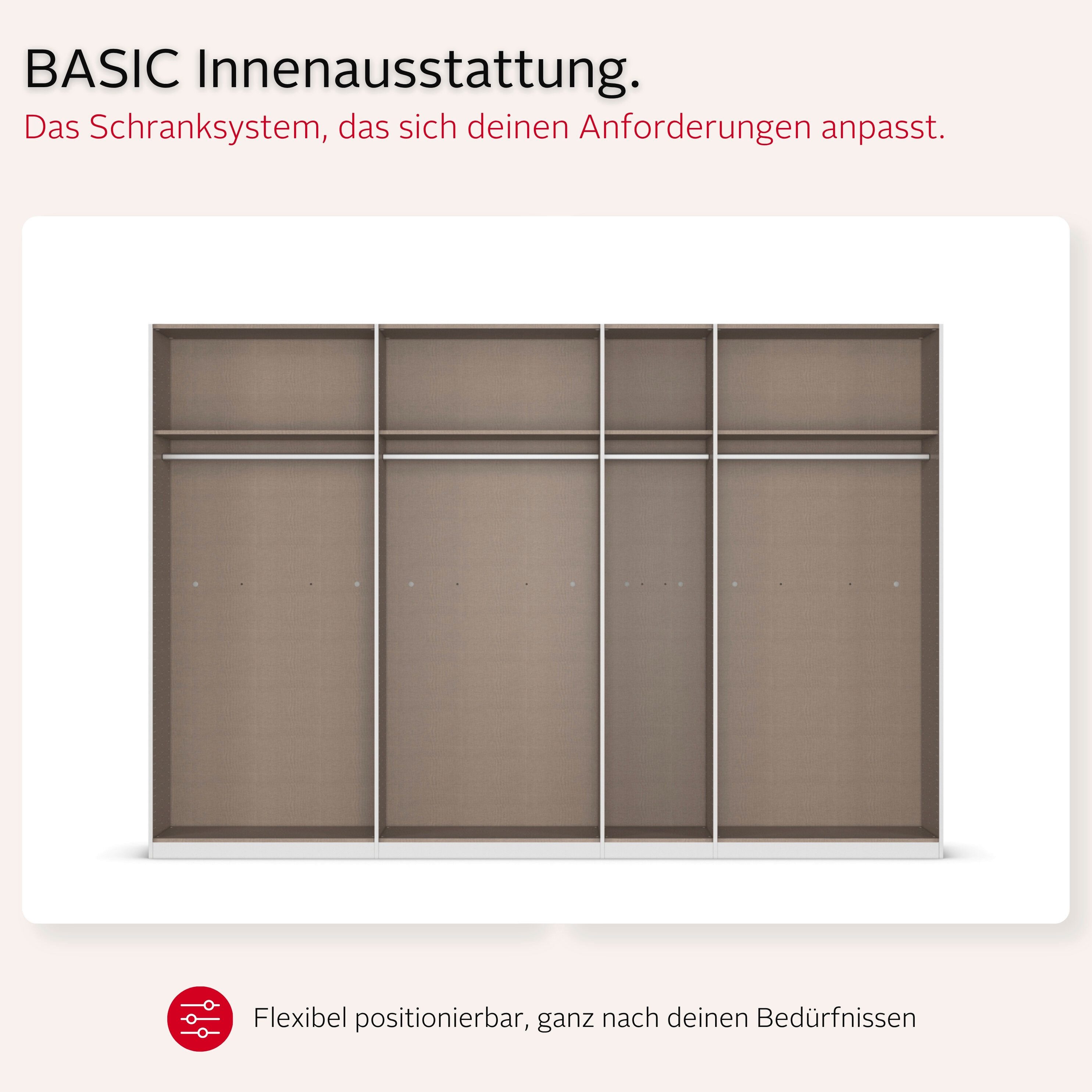 OTTO home Kleiderschrank Schrank Möbel Schlafzimmer Garderobe Mietswohnung WELTNEUHEIT NYLLA (3 Ausstattungsvarianten - Breiten 136-405 cm, Höhen 212/231 cm) PA – Bild 4 von 5