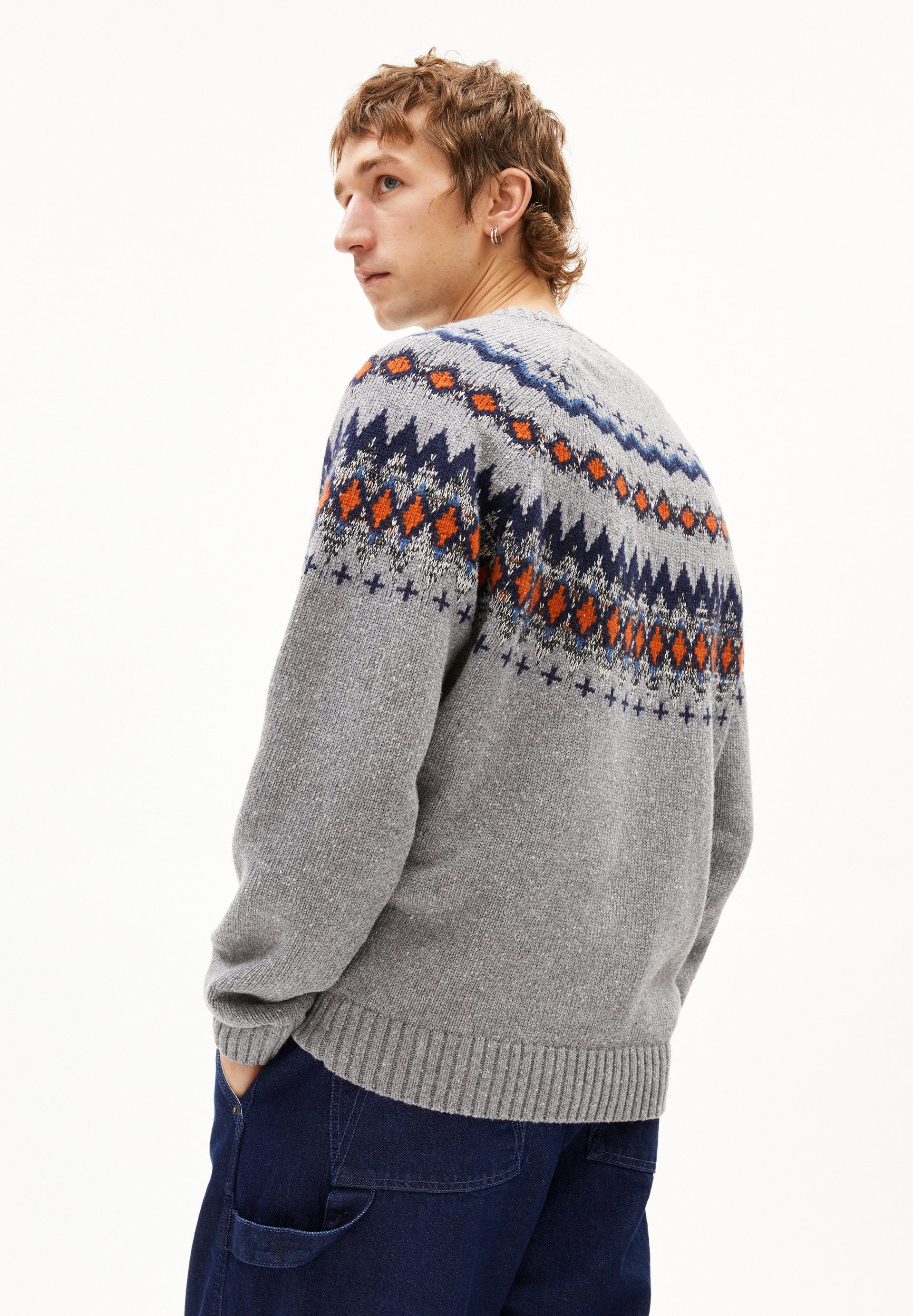 Armedangels Strickpullover KAALLA FAIR ISLE Regular Fit