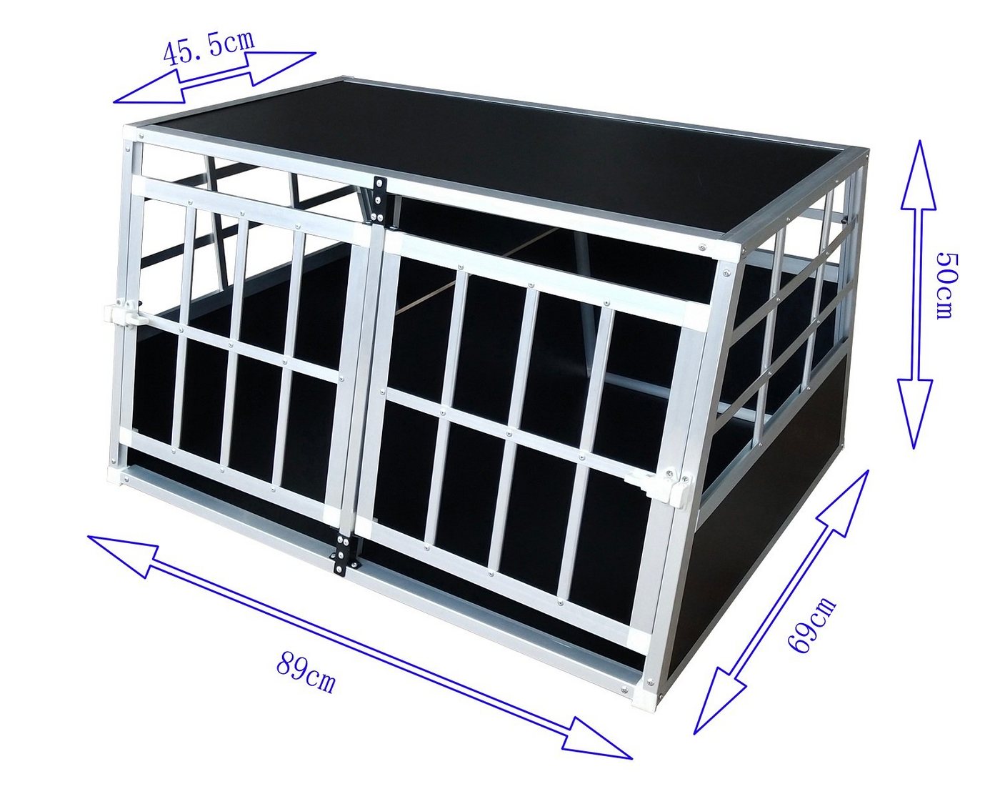 Thumbnail - metra-direkt Hunde-Transportbox Hundetransportbox L fürs Auto, Reisebox, Hundebox, Transportbox