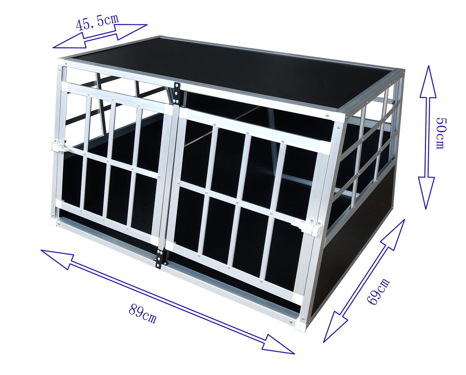 metra-direkt Hunde-Transportbox Hundetransportbox L fürs Auto, Reisebox,  Hundebox, Transportbox