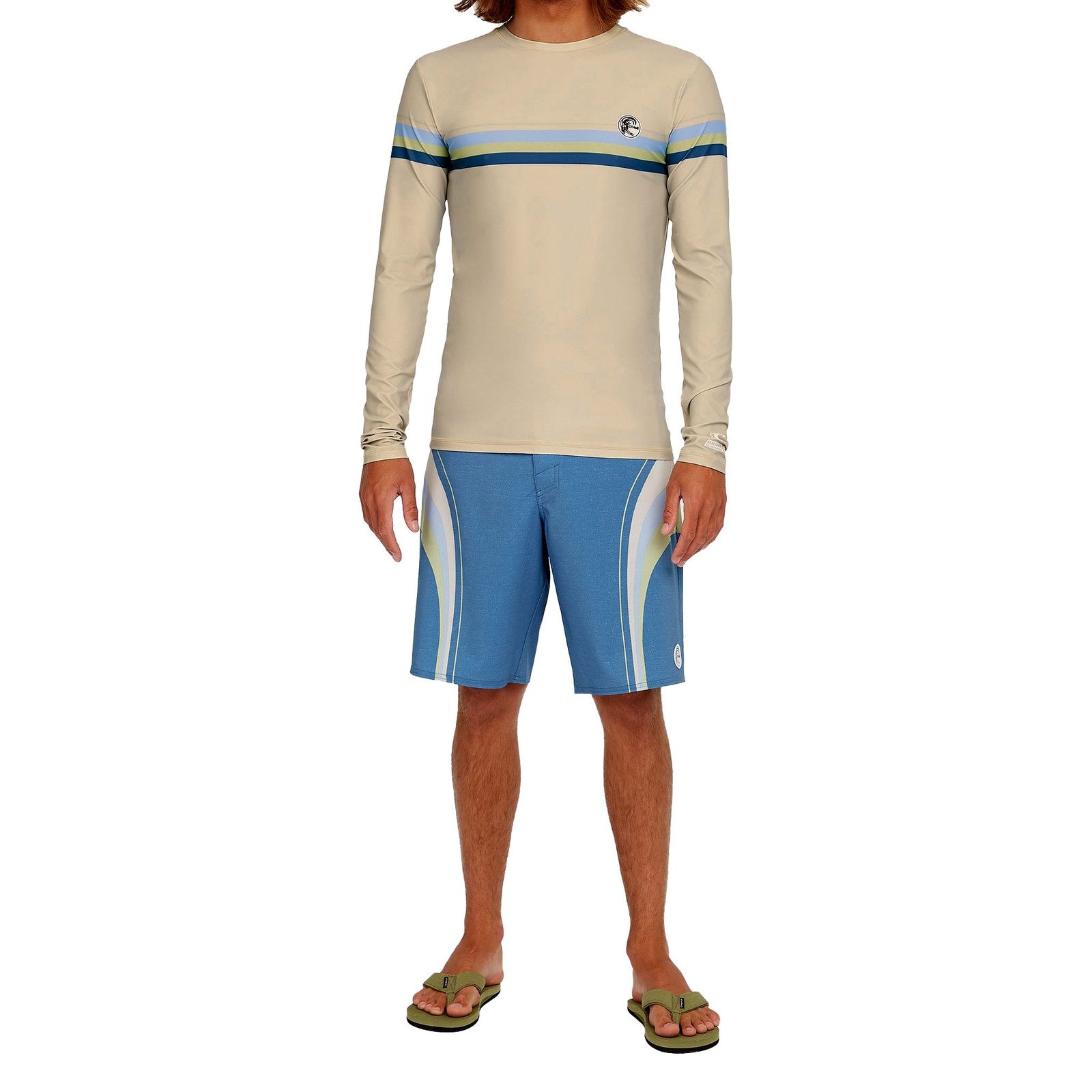 O'Neill Rash Guard O'Riginals L/SLV Skins mit Streifen