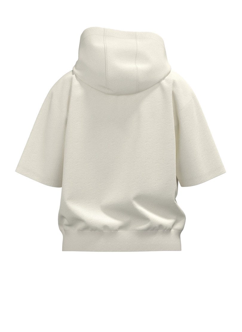 Trigema Kapuzensweatshirt TRIGEMA Kurzarm Hoodie – Bild 4 von 4