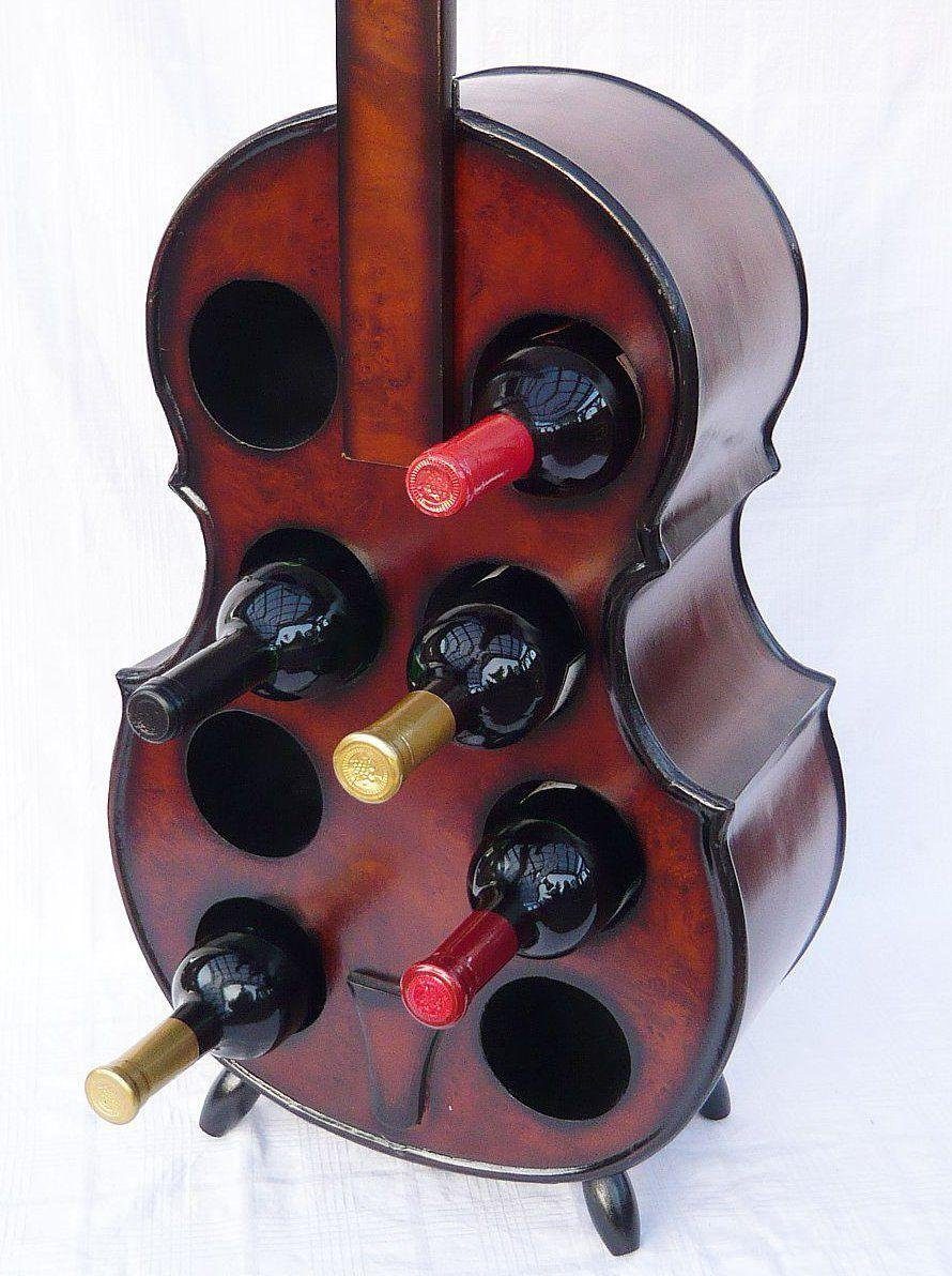 DanDiBo Weinregal Flaschenhalter Cello Weinregal 102 cm Flaschenregal Flaschenständer, aus Holz