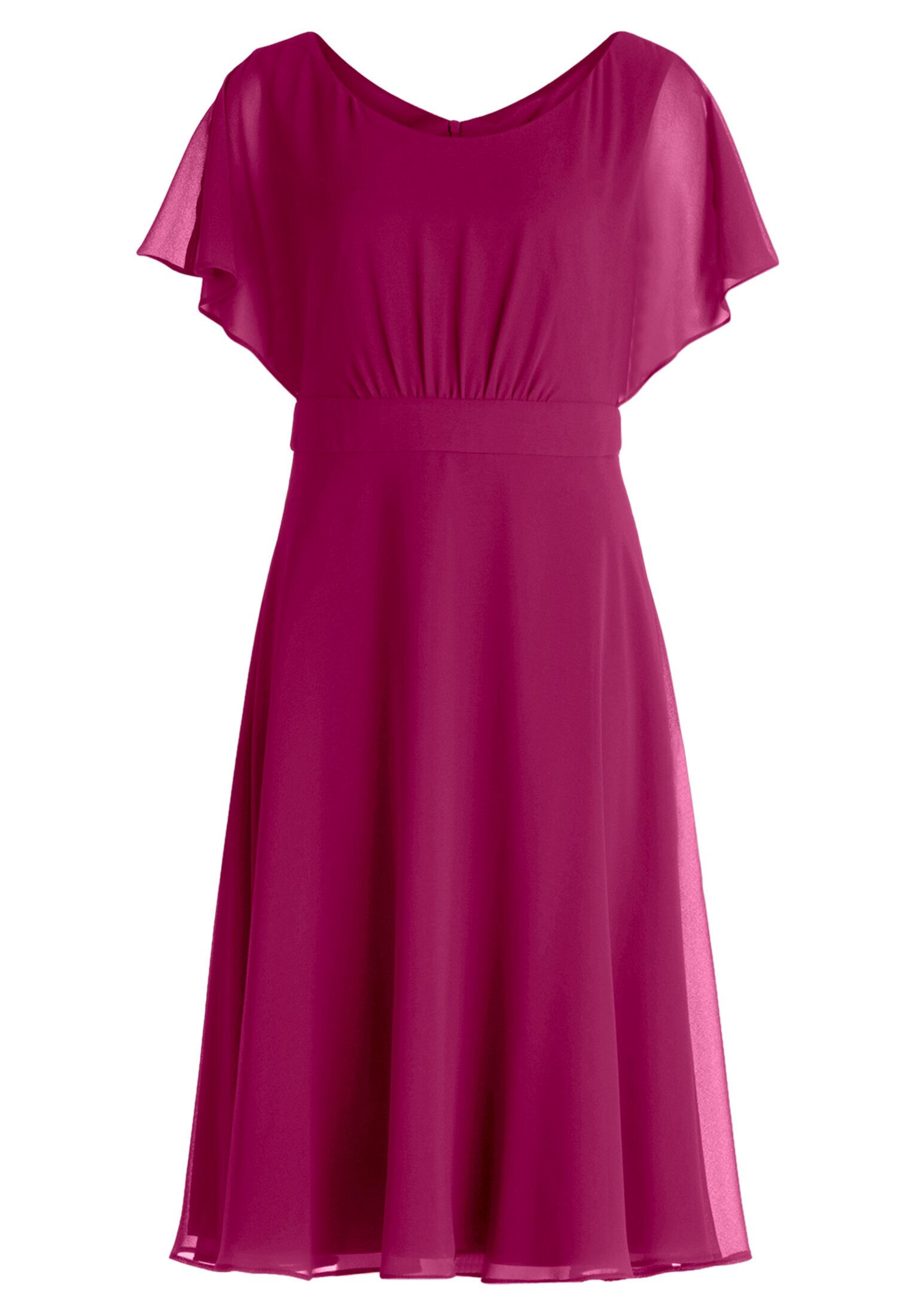 Vera Mont Cocktailkleid Damen kurzarm Raffung