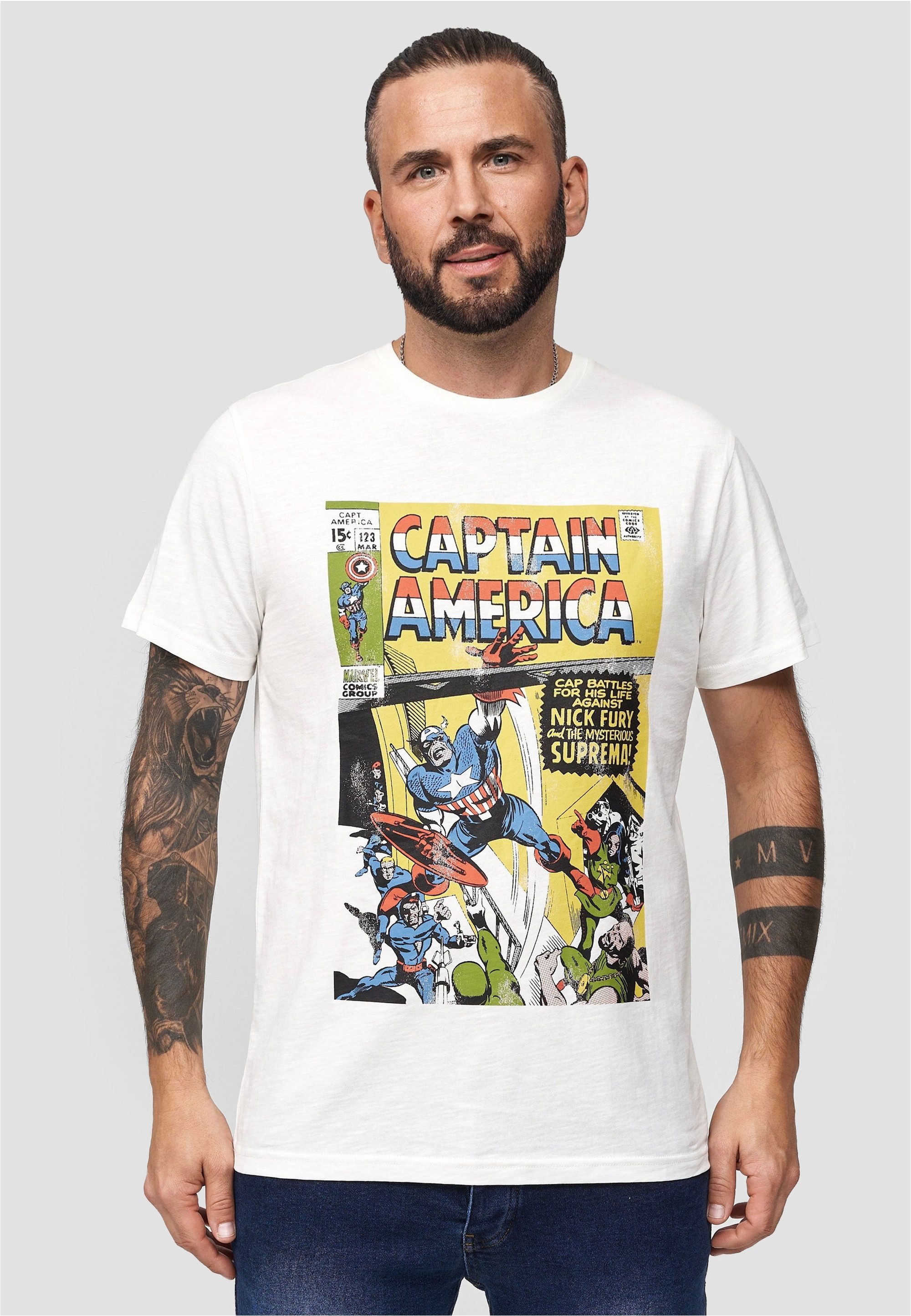 T-Shirt Marvel Captain America Battles