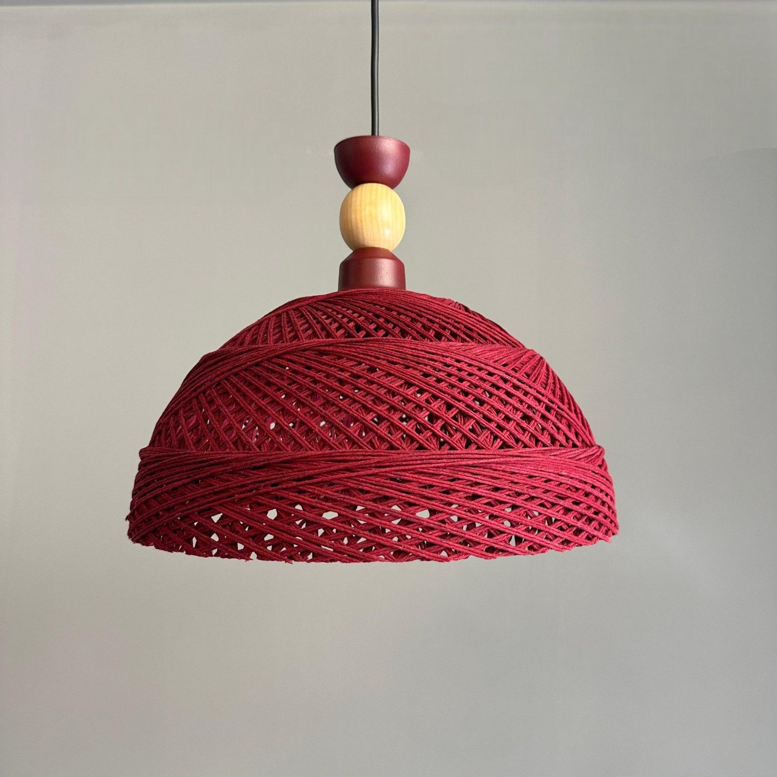 Bamyum Pendelleuchte Pendelleuchte Yimpi Hängelampe Industrial Ø30 cm, E27, Moderne Lampe, ohne Leuchtmittel, E27, Dimmbar, Einstellbare Kabellänge