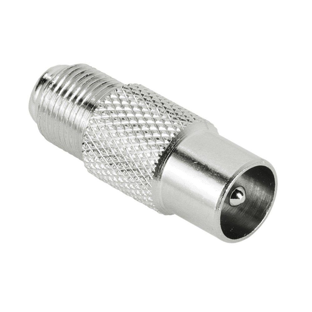 Hama Hama 122487 Adapter F-Coax männlich/weiblich Edelstahl SAT-Kabel
