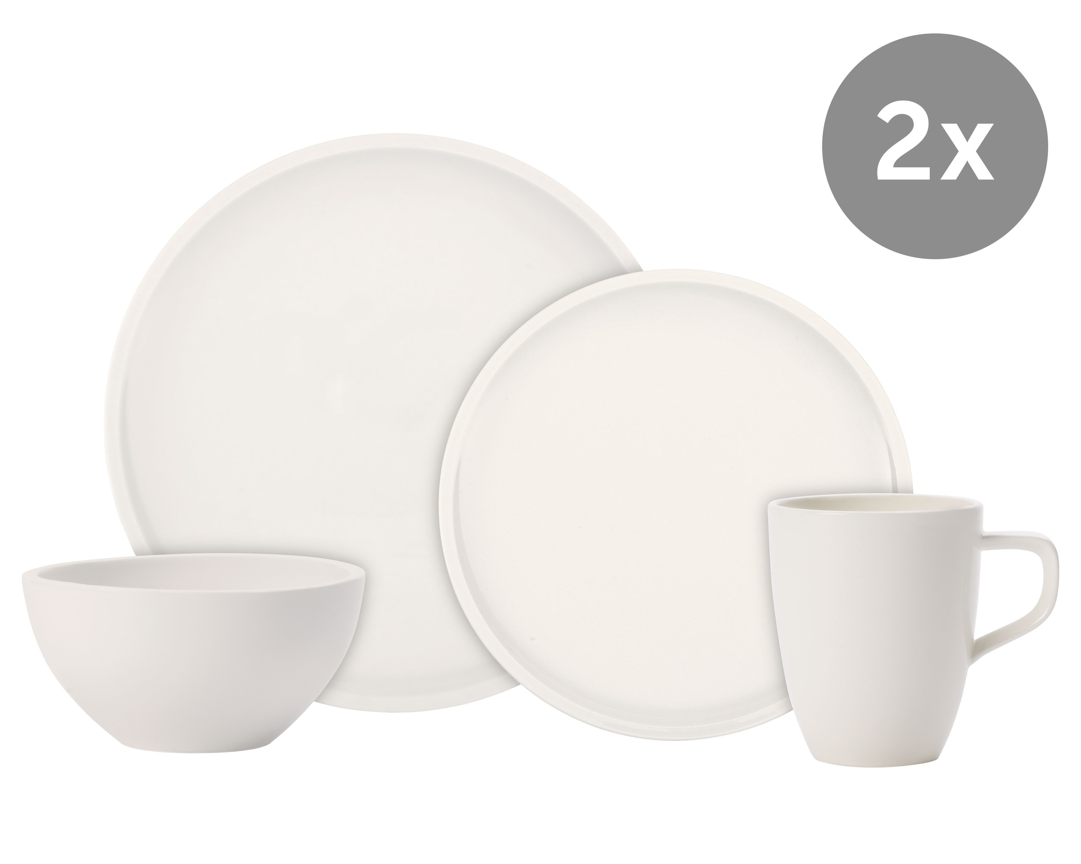 Villeroy & Boch Geschirr-Set Artesano (8-tlg), 2 Personen, für 2 Personen
