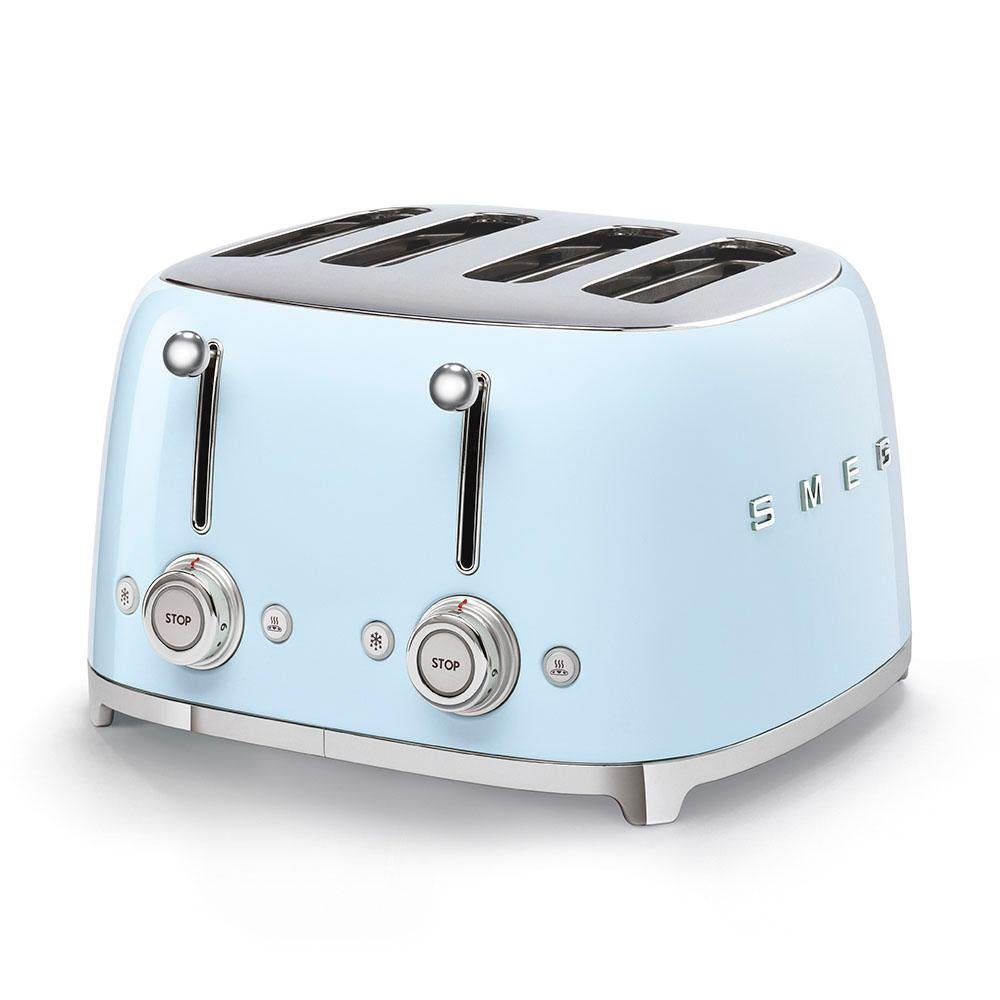 Smeg Toaster TSF03PBEU, 4 kurze Schlitze, 3000 W