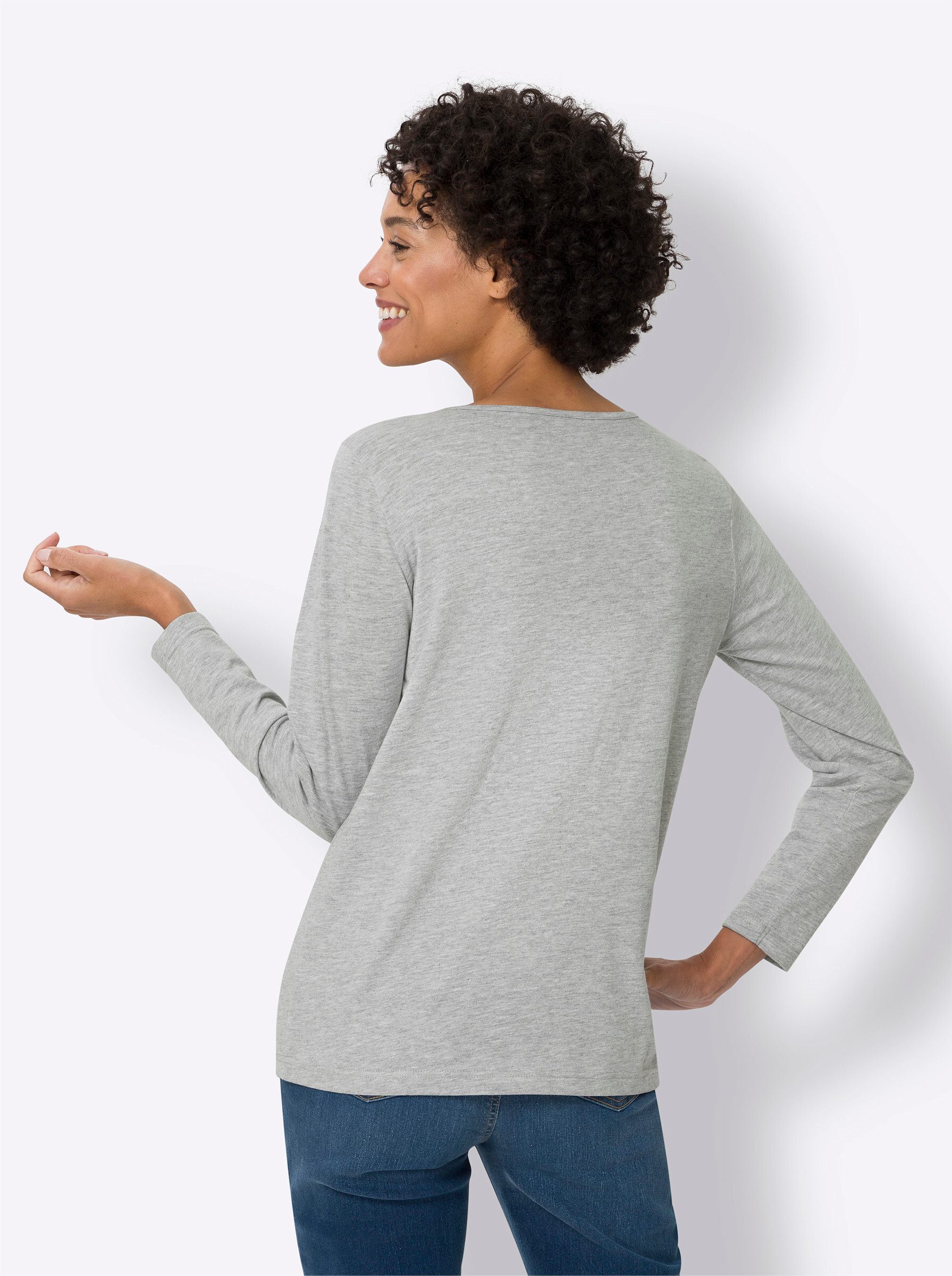 Sieh an! T-Shirt Langarmshirt günstig online kaufen
