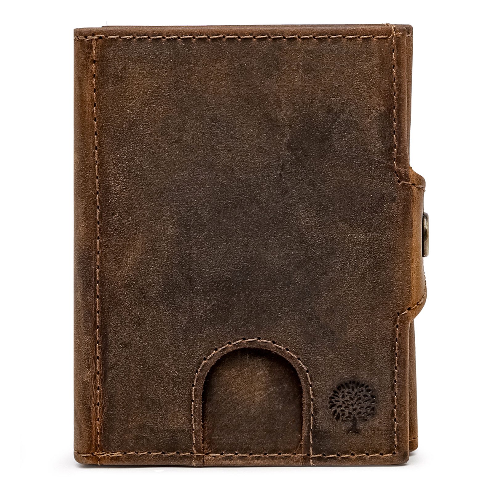 Frentree Geldbörse Slim Wallet mit RFID-Schutz- Geldbörse aus echtem Leder günstig online kaufen