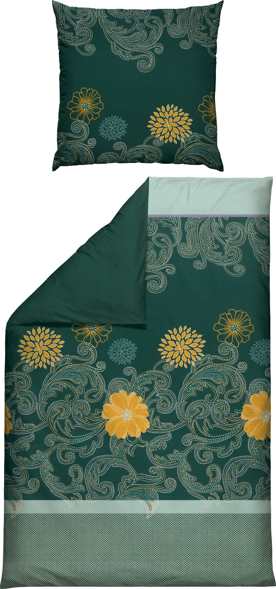 REDBEST Bettwäsche Wendebettwäsche, Mako-Satin, Satin Paisley günstig online kaufen