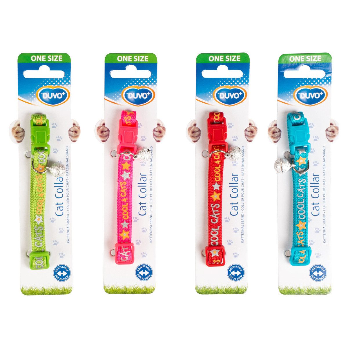 DUVO+ Katzen-Halsband Katzenhalsband Cool Cats Nylon
