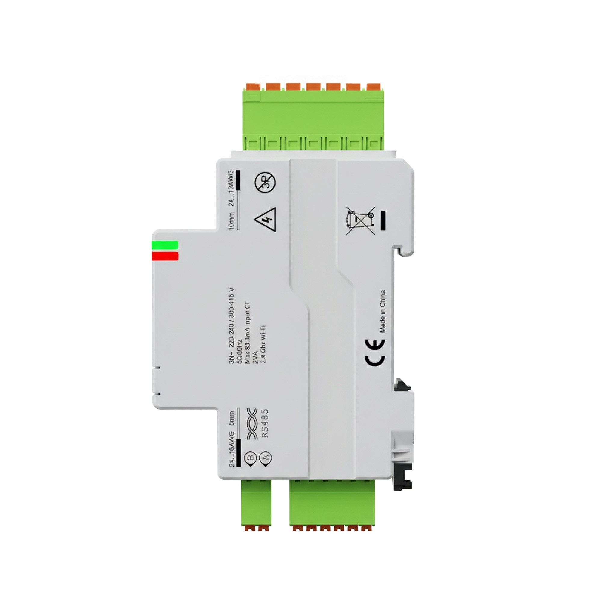 Conow Solaranlage Conow Intelligenter 3-Phasen Stromzähler, WLAN / Zigbee / Modbus, (Set / Komplettset, 1 x Conow Intelligenter Stromzähler, 3 x CT, Montagematerial), Hochpräzise Energieüberwachung, Echtzeit-Daten für Photovoltaik