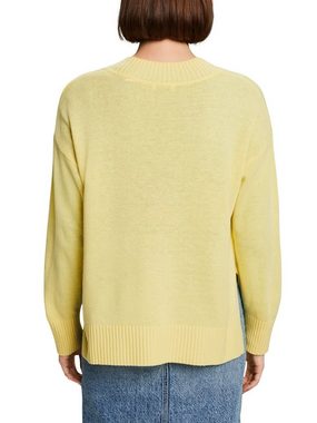 Esprit V-Ausschnitt-Pullover Pullover mit V-Ausschnitt aus Wolle-Kaschmir-Mix