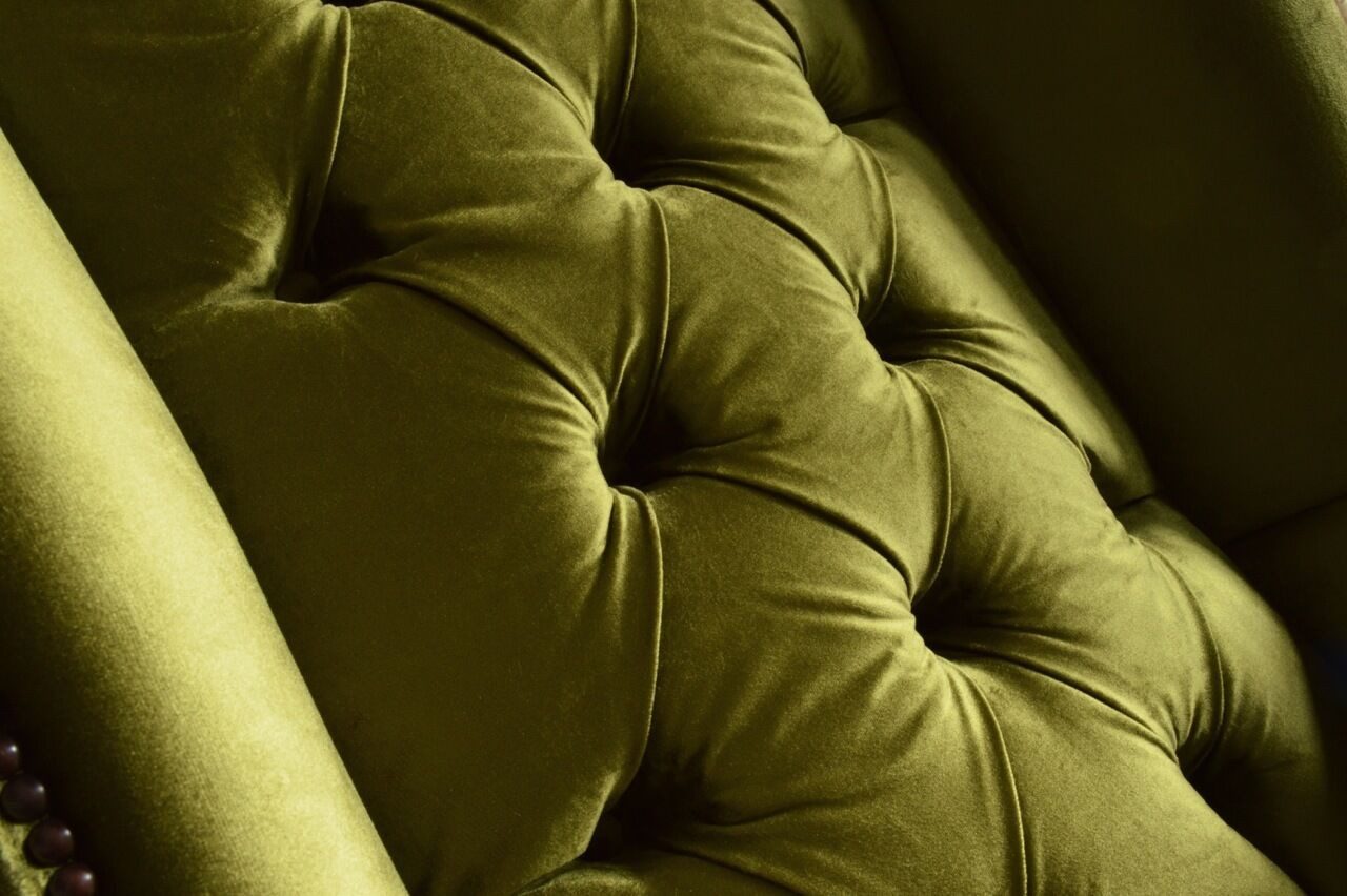Xlmoebel Ohrensessel Eleganter Lounge-Sessel aus Samt in modernem Design (1-St., Sessel), Hergestellt in Europa