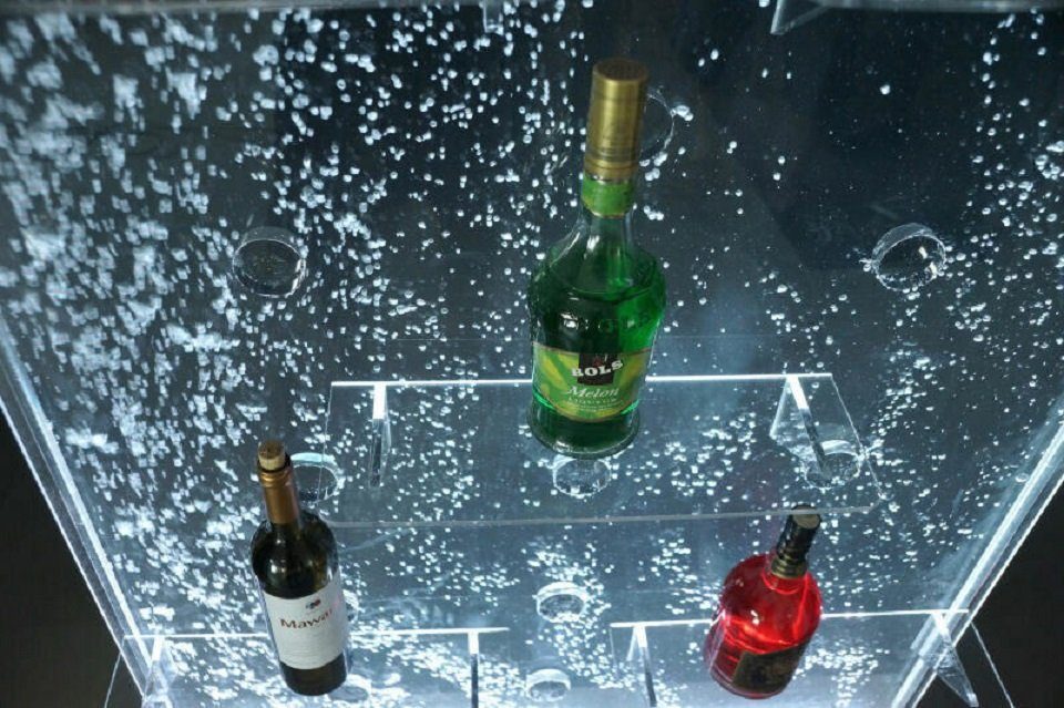 JVmoebel Regal Sofort Wassersäulen Flaschen Wand Säule Led Wasser Regal Bar Regale
