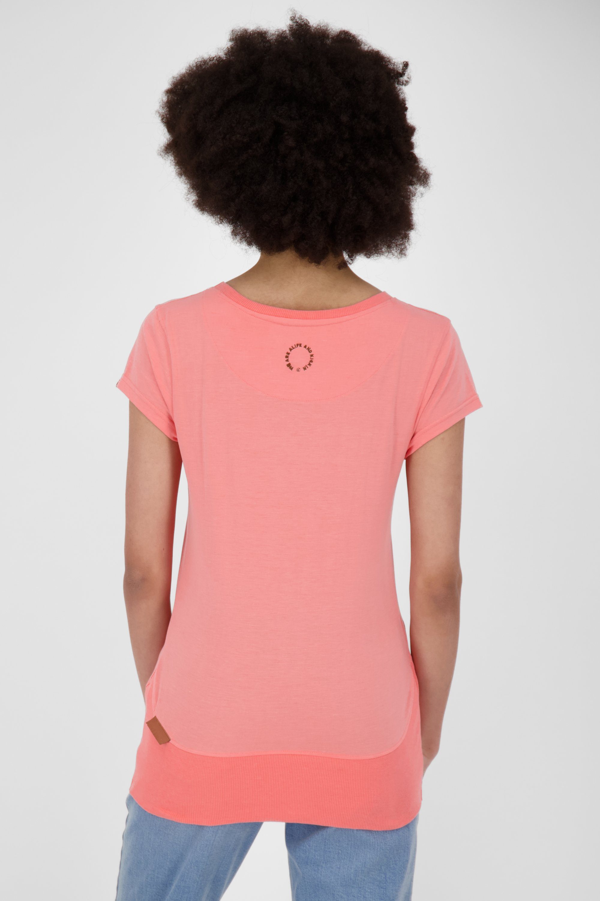 T-Shirt melange Kickin peach A Damen Alife CocoAK T-Shirt Shirt &