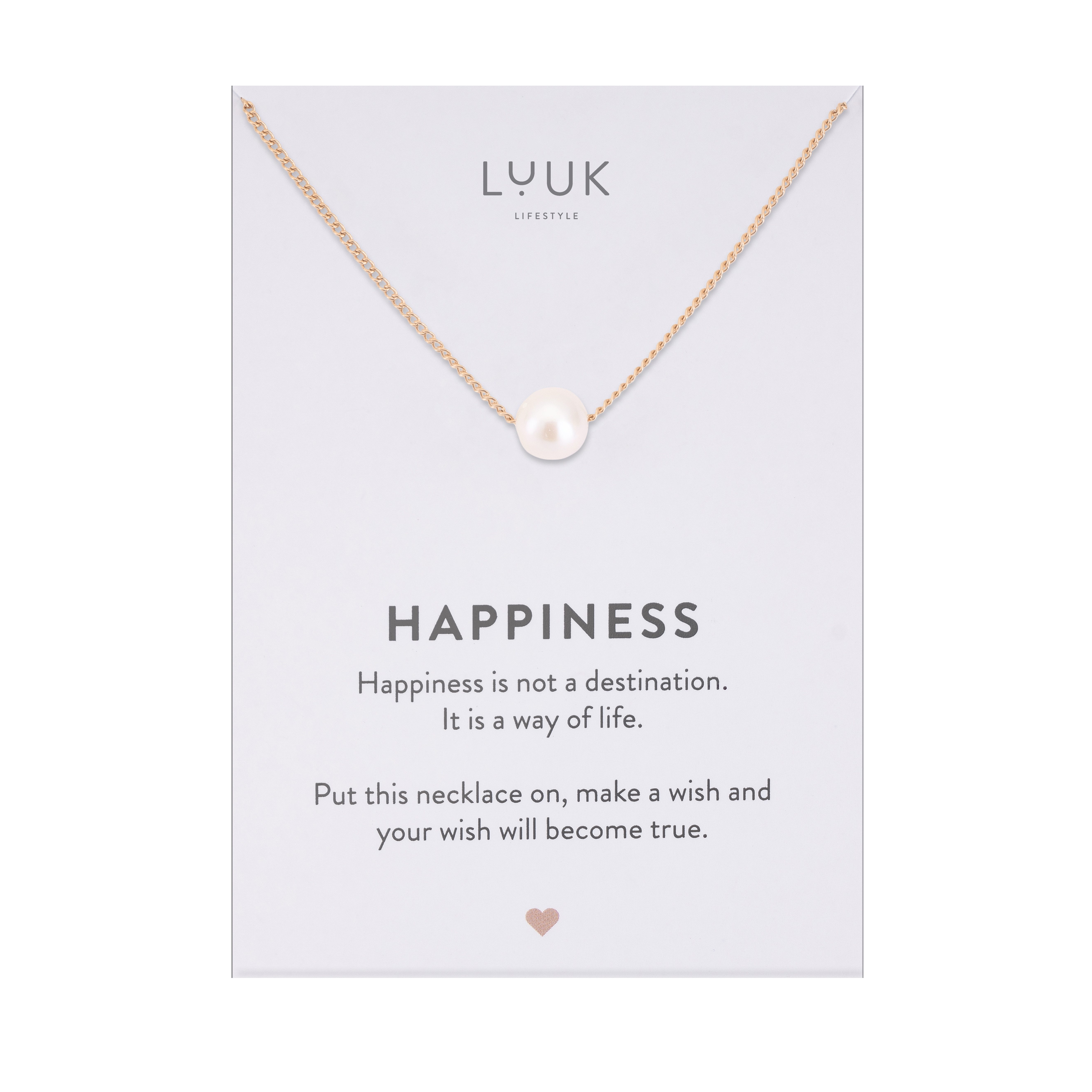 LUUK LIFESTYLE Kette mit Anhänger Perle günstig online kaufen