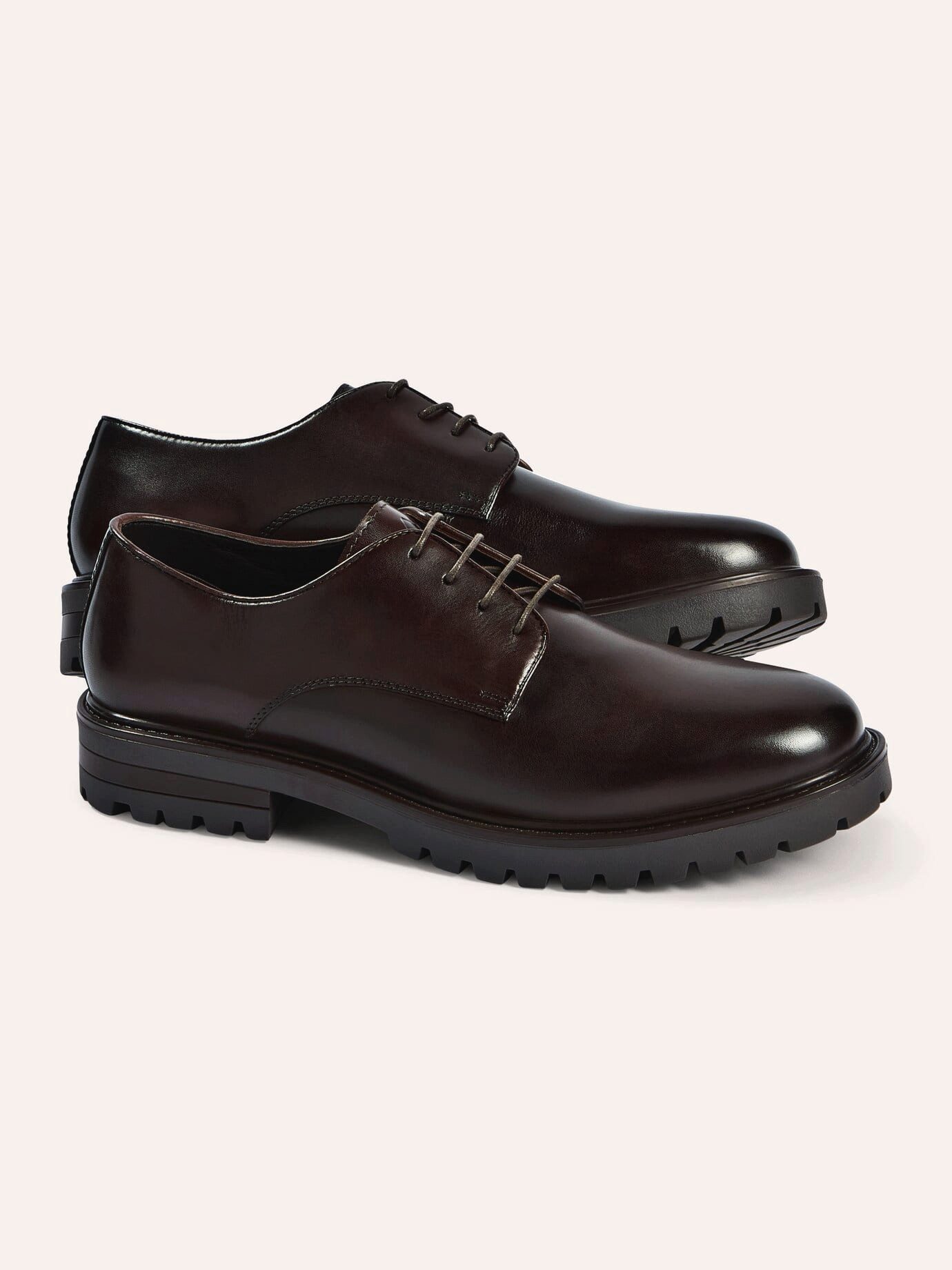 Walbusch Herren Leder Derby Schnürschuh