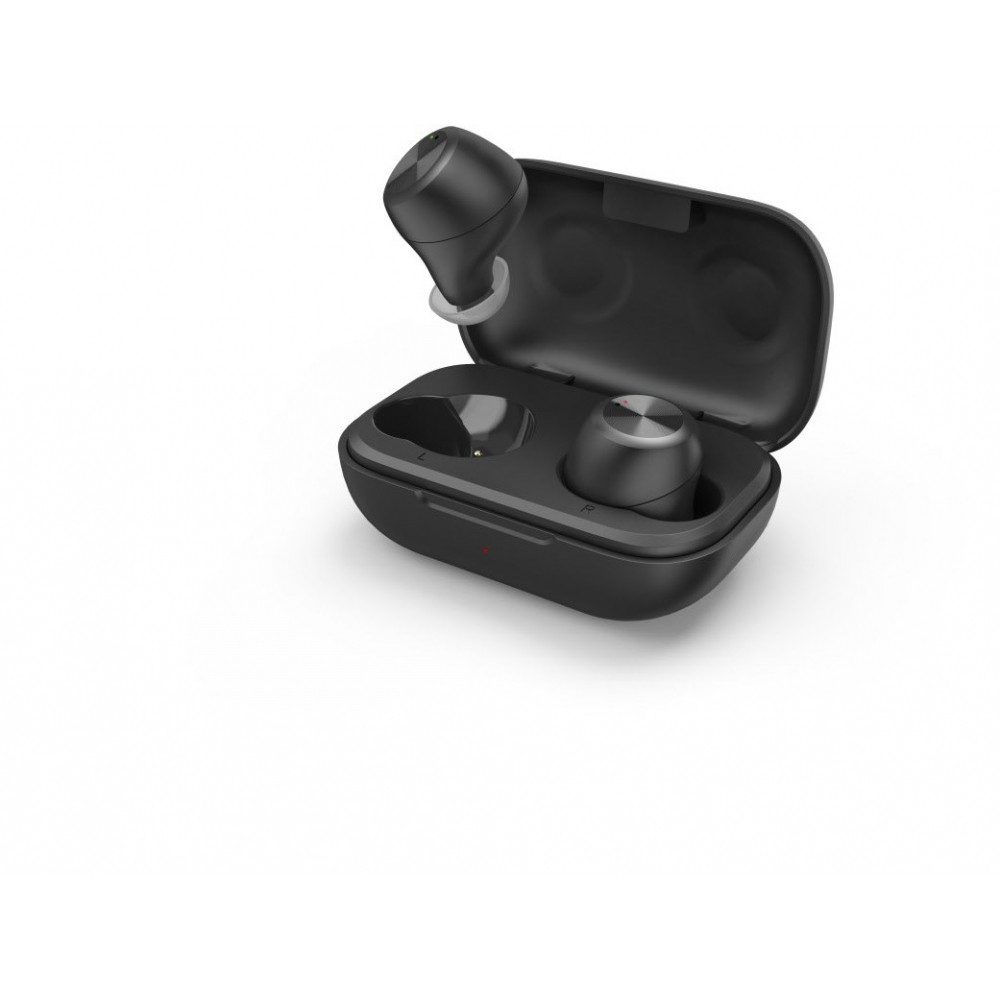 Thomson Thomson WEAR7701BK true wireless Kopfhörer schwarz wireless Kopfhörer (Maximale Bewegungsfreiheit, hervorragende Klangqualität, IPX4 Schutz gegen Spritzwasser)
