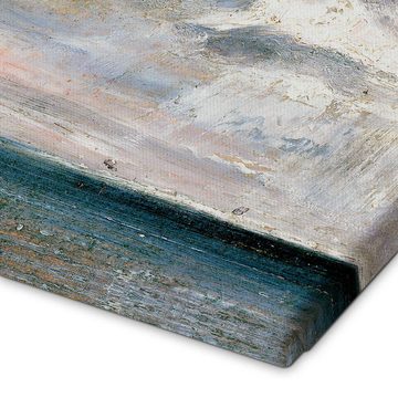 Posterlounge Leinwandbild John Constable, Studie von Meer und Himmel, Badezimmer Maritim Malerei