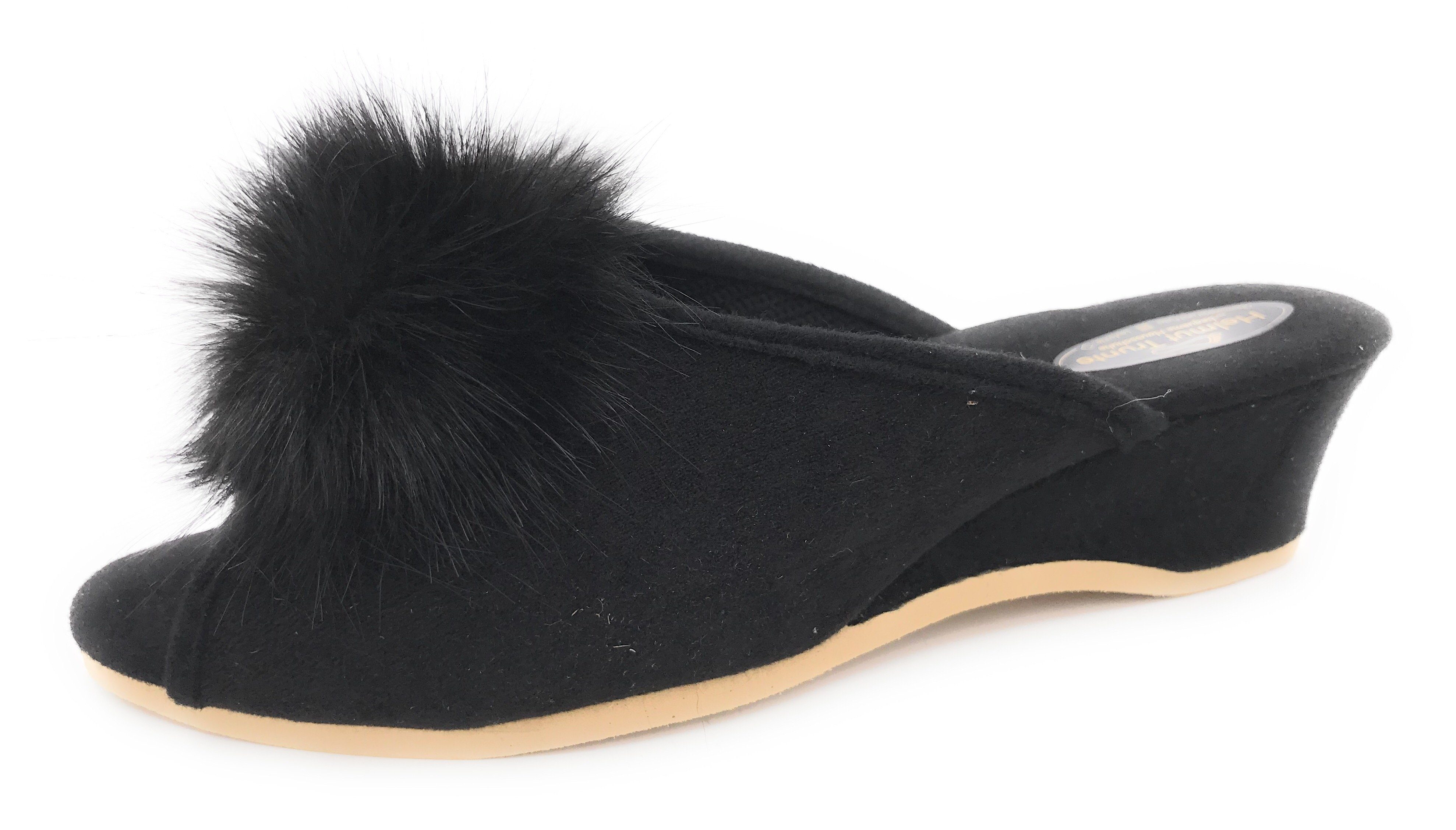 PADERO Helmut Trunte Damen Pantolette Hausschuh Weite G