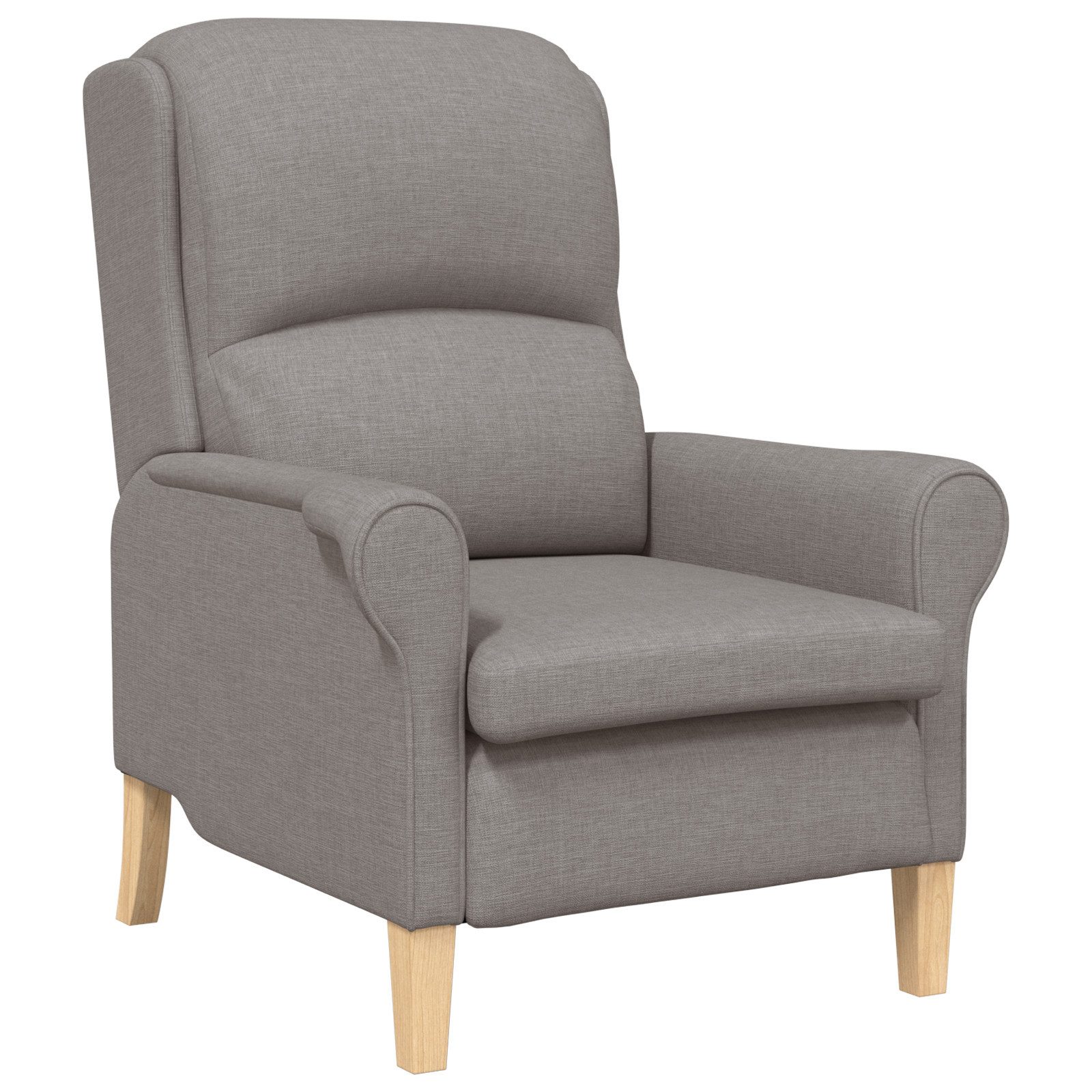 vidaXL Sessel Moderner Sessel Taupe Polyesterstoff günstig online kaufen
