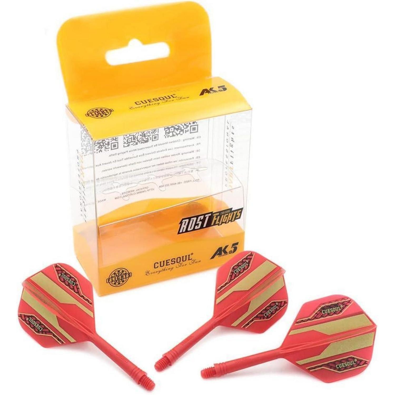 LuxusKollektion Pfeilschaft Dartschäfte Dart Flights Rost Farben Muster Rot-standard-M CSAK-52X-1