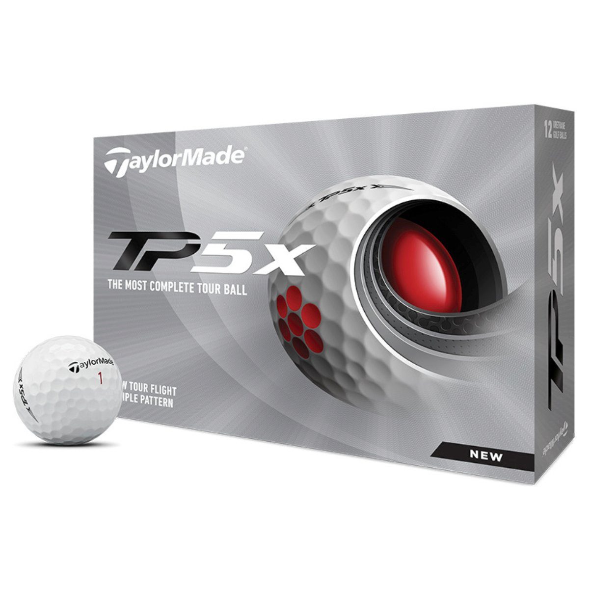 Taylormade Golfball Taylormade TP5 X White