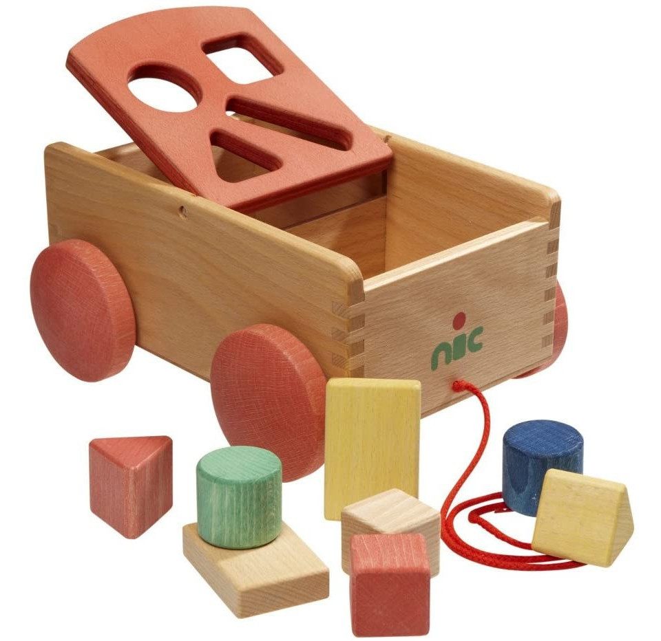 Nic Konstruktions-Spielset NIC 1552.1 - Formenwagen rot (Bio)