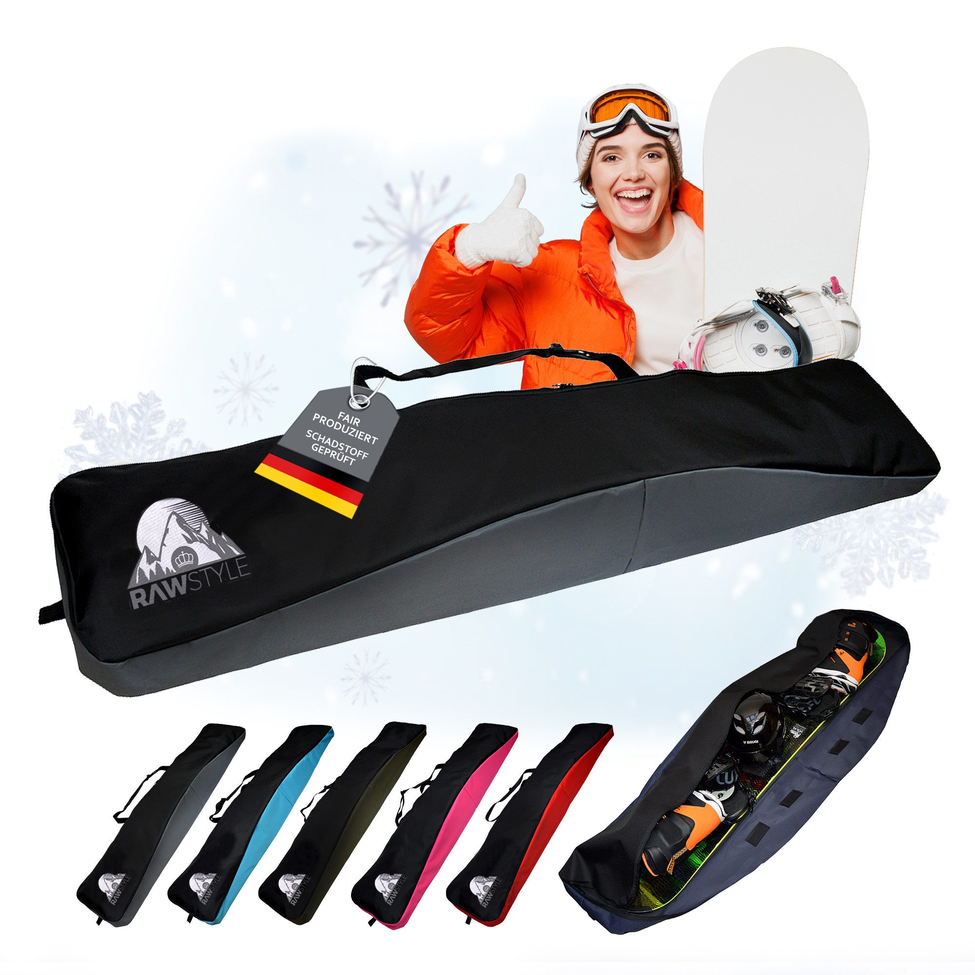 Skitasche Snowboardrucksack Universalgröße 170cmx Snowboardtasche wasserdicht