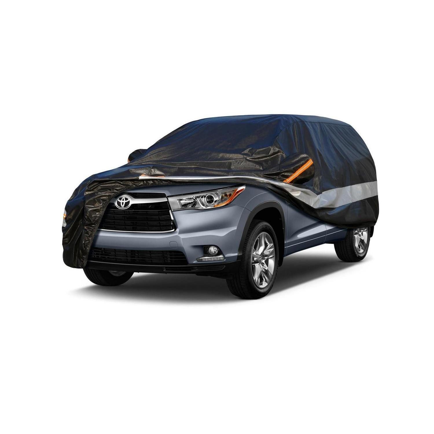 LuxusKollektion Autoplane Autoabdeckung 10 Passend für Toyota Highlander(2014-2023) Schwarz