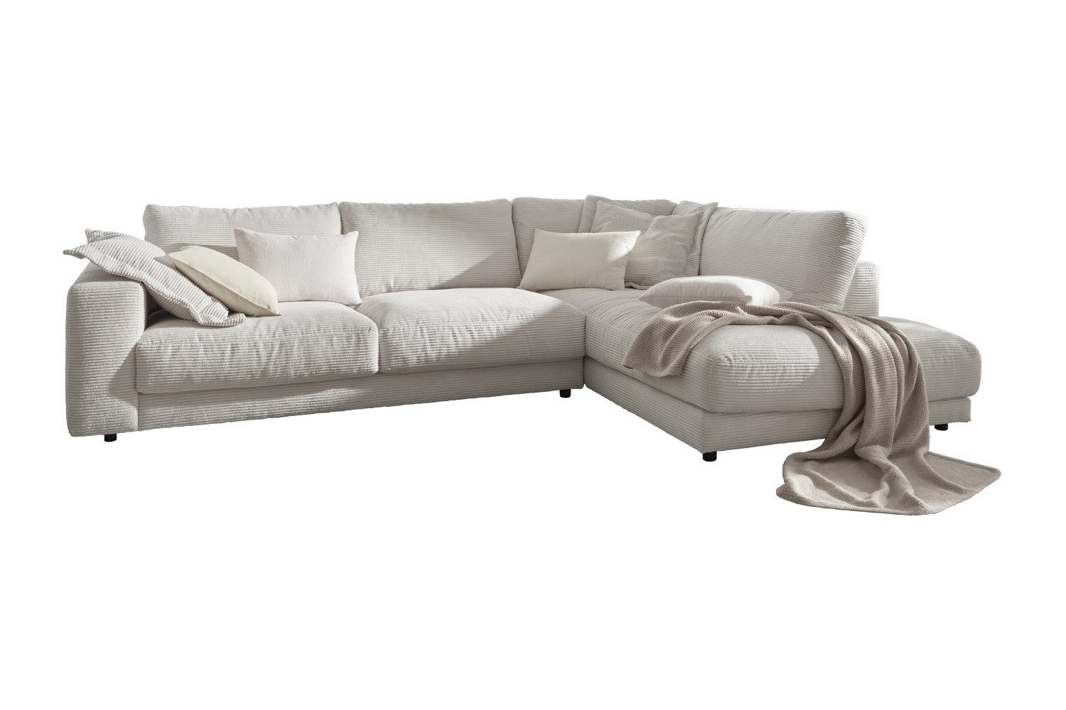 KAWOLA Ecksofa MADELINE, Couch L-Form rechts günstig online kaufen
