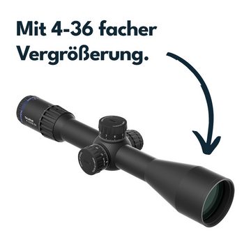 Vector Optics Vector Optics SCOL-56 Taurus 4-32x56SFP Zielfernrohr (Ideal für Jagd, Sport und Airsoft)